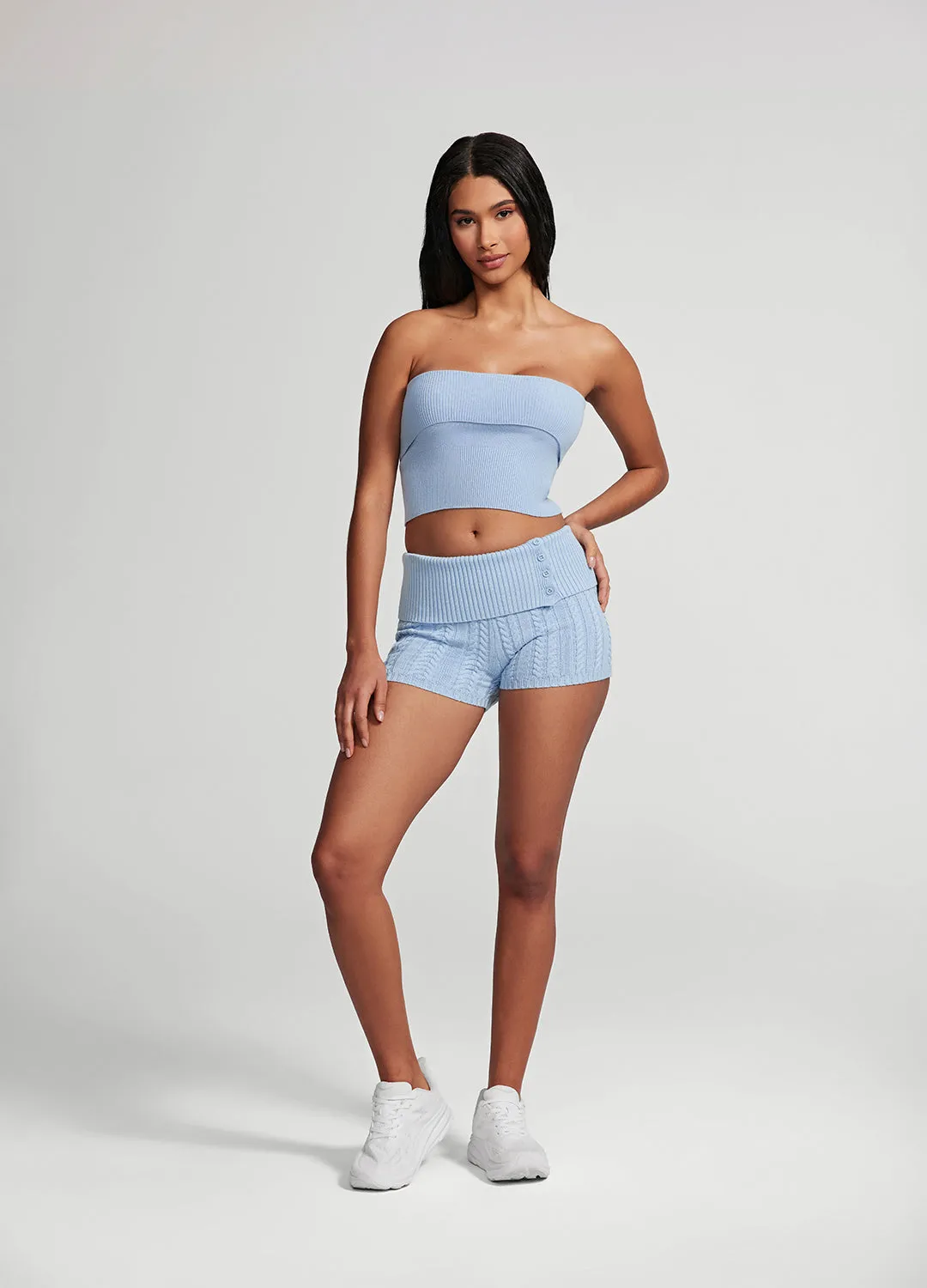 Cable Knit Micro Shorts creative industry