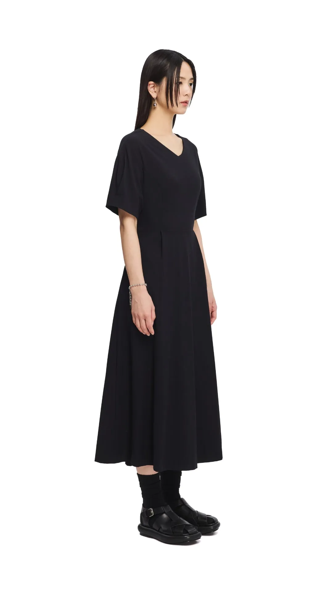 Back Ribbon Maxi Dress Nordic Light