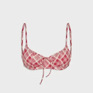 Bella Hadid x Frankies Bikinis Cola Top - Lovers Lane Butter Soft Stretch