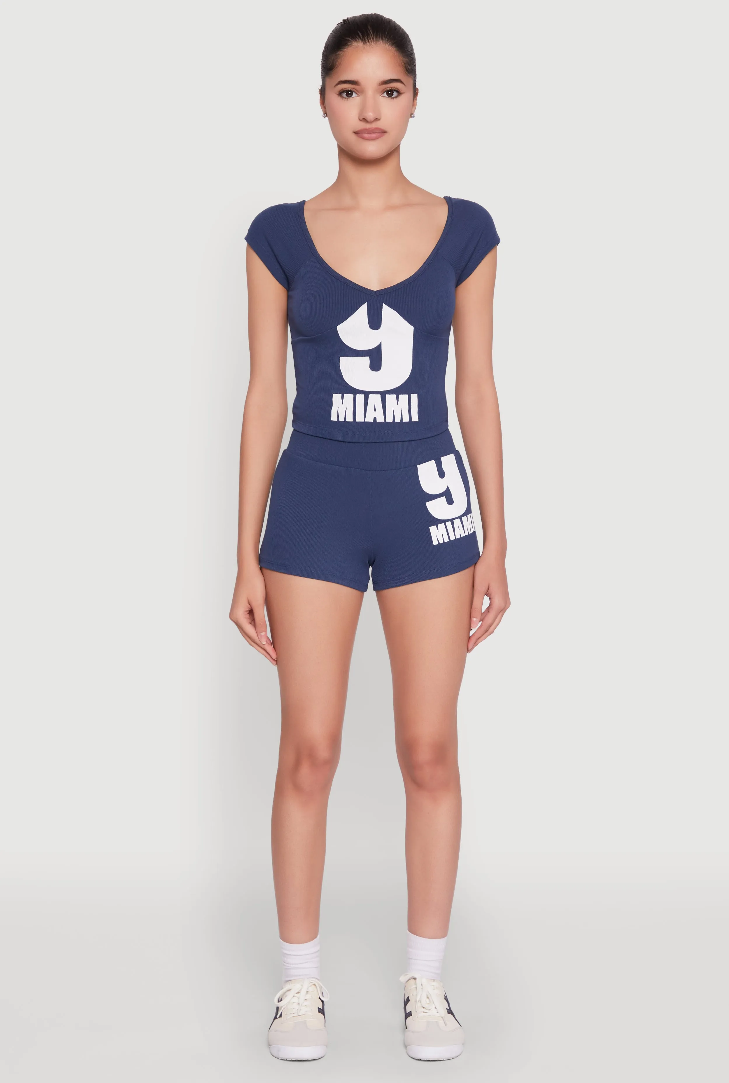 9 Miami Graphic Top Anti Static Fabric