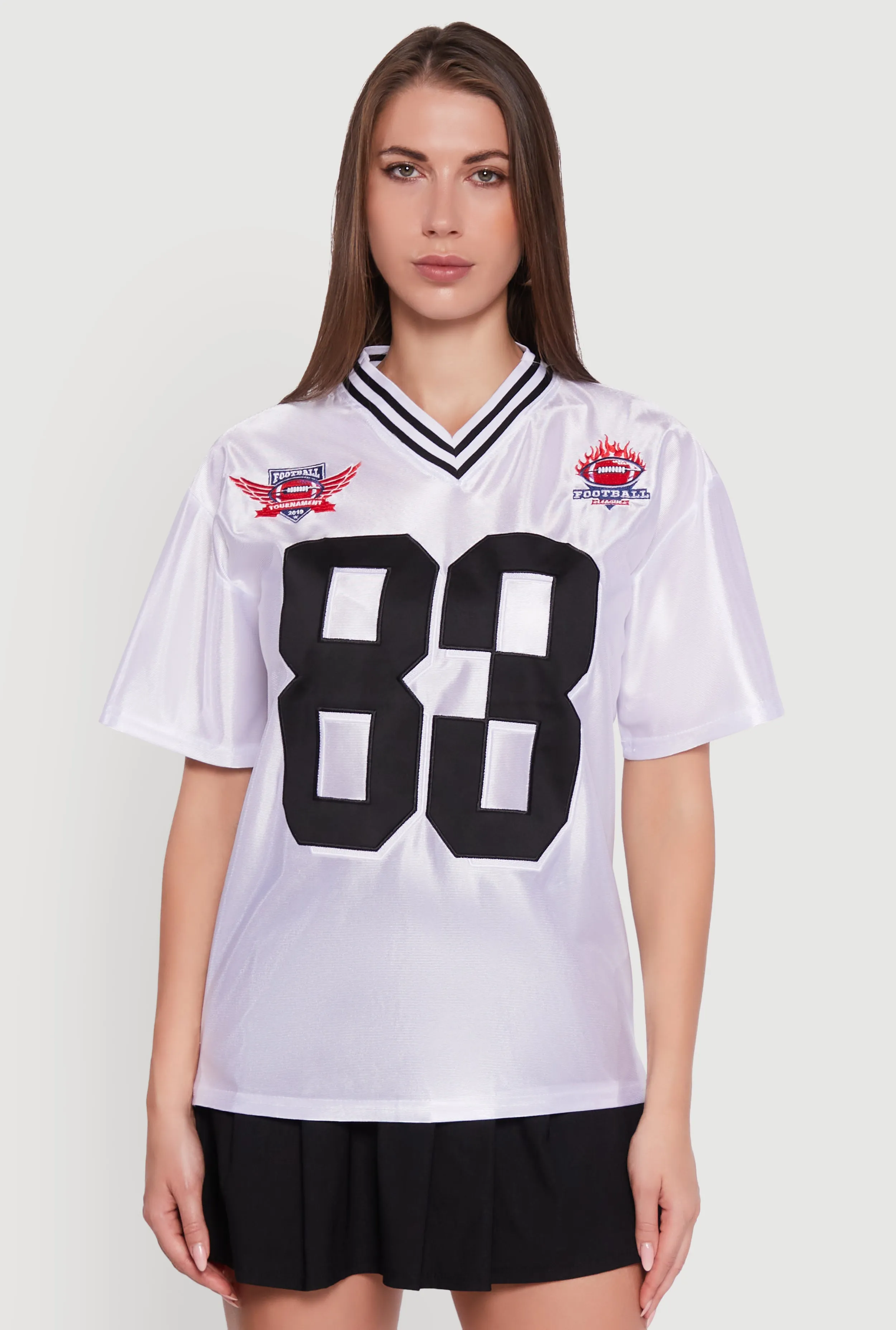 Fabulous 83 Graphic Football Jersey Simple Wear