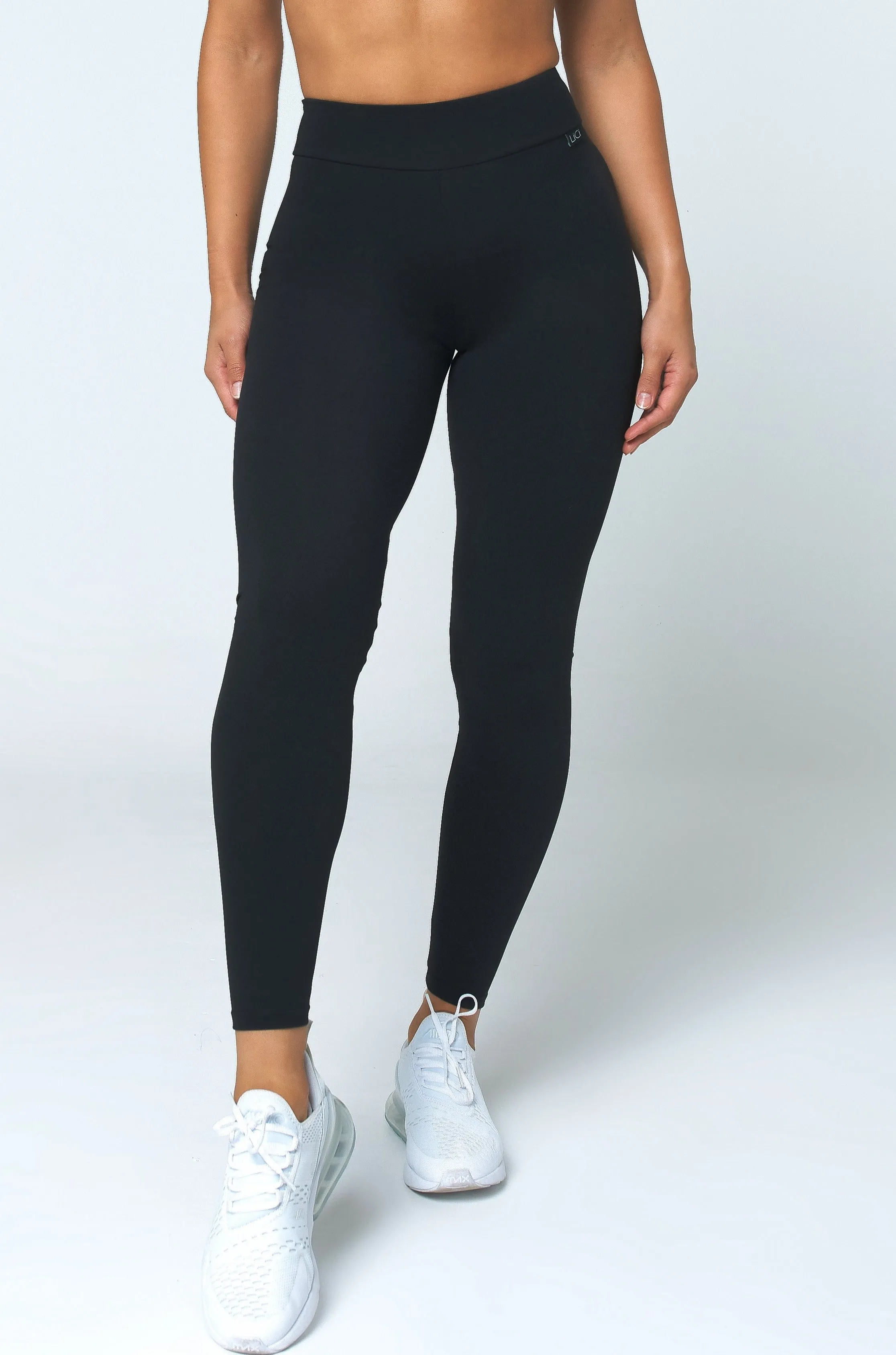 Black High Waist Scrunch Legging Moon Cool