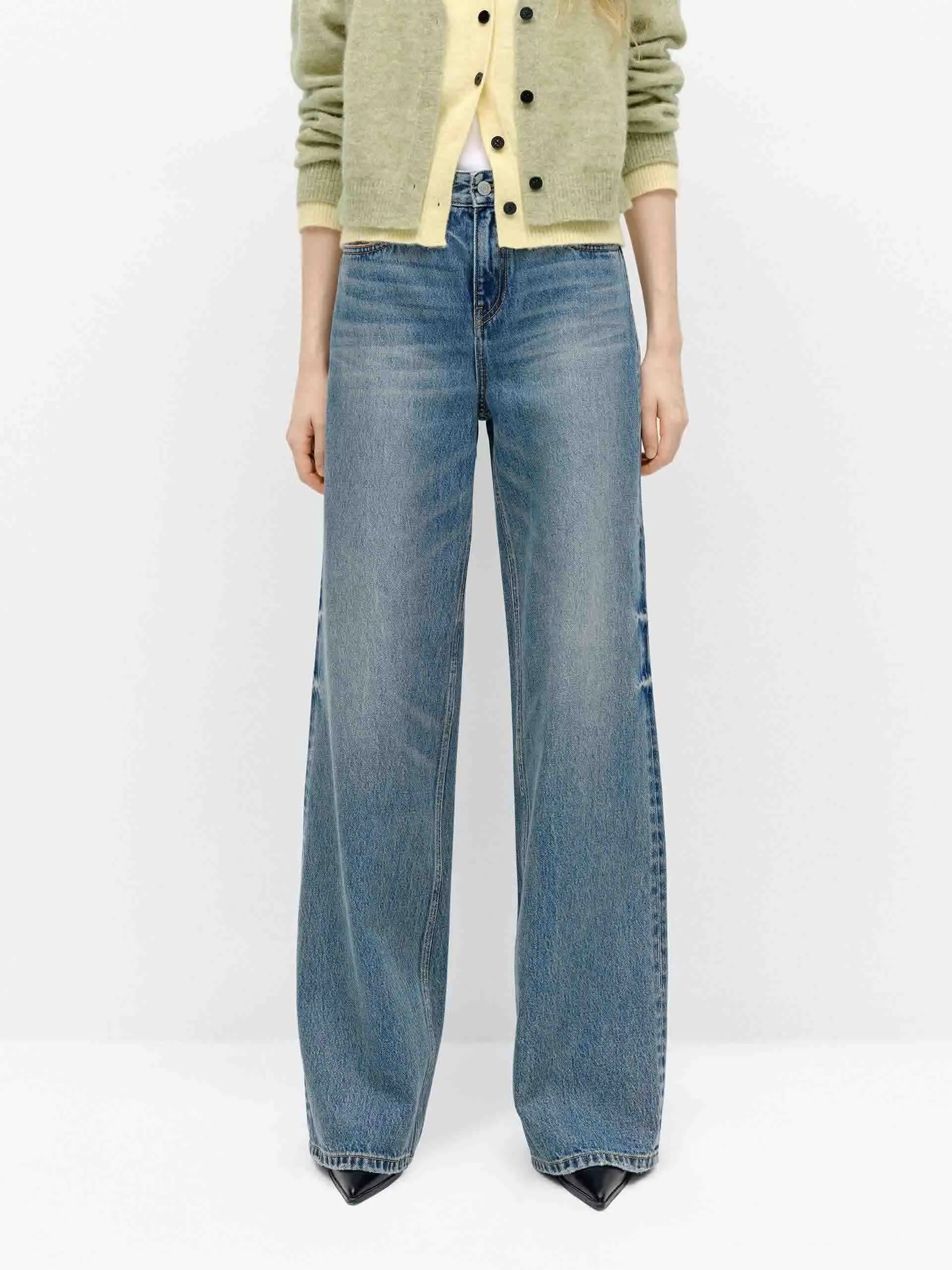 Relaxed Cotton Straight Jeans Always Appropriate