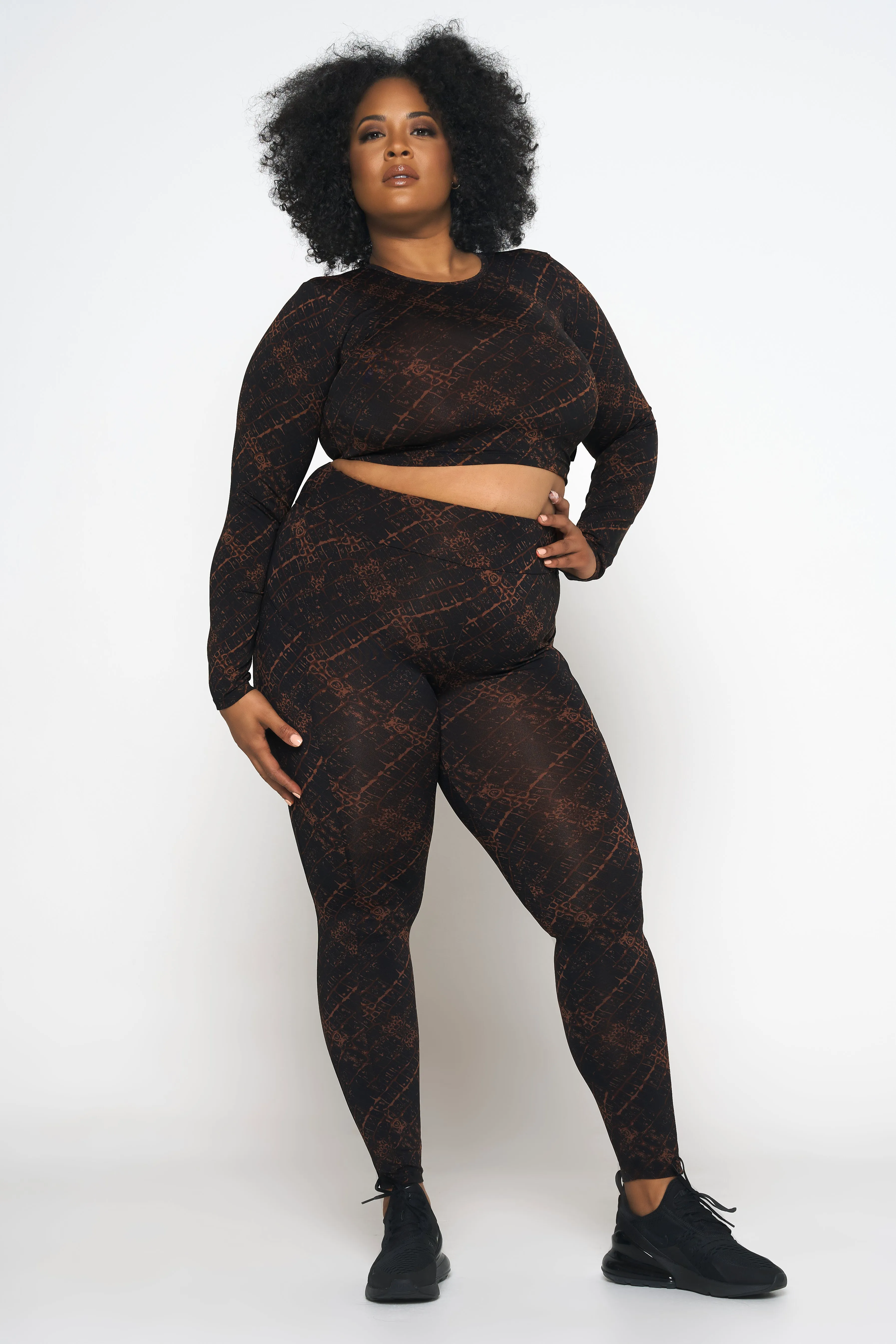 Road Look WrinkleResistant Fabric Instinct Pocket Legging