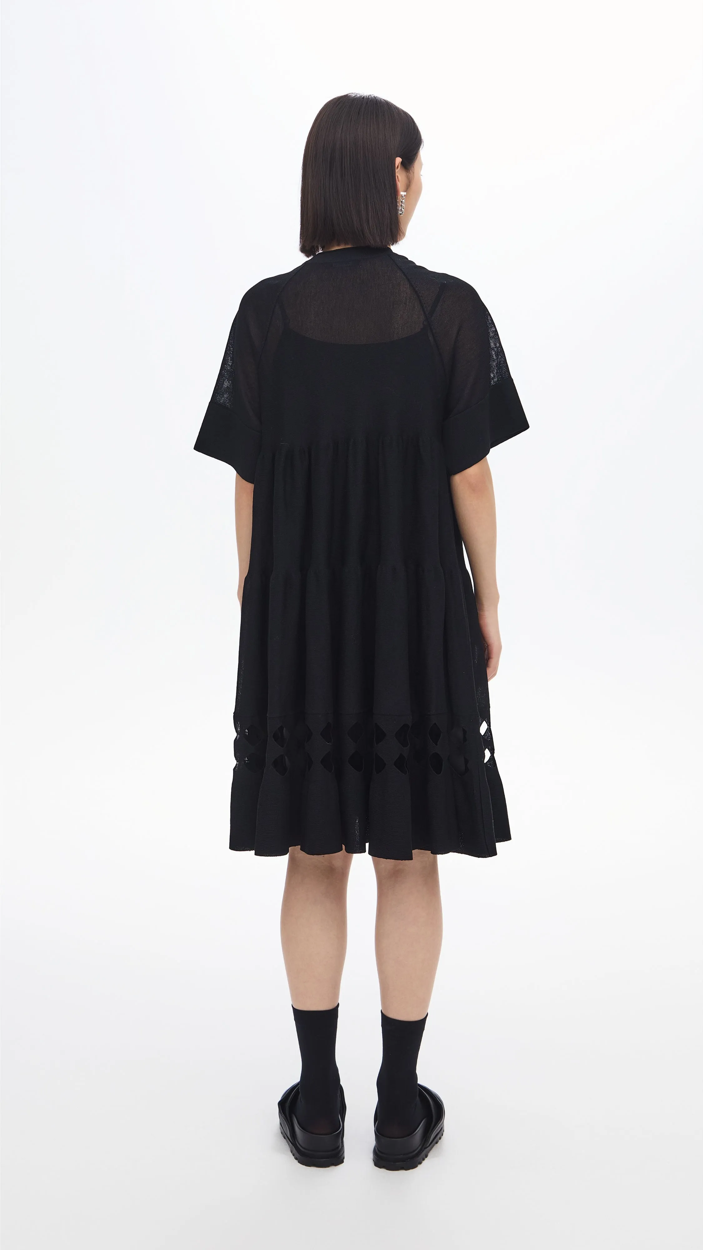 Pottery Knit Dolly Dress ConvertibleStyle SkinFriendlyElastic