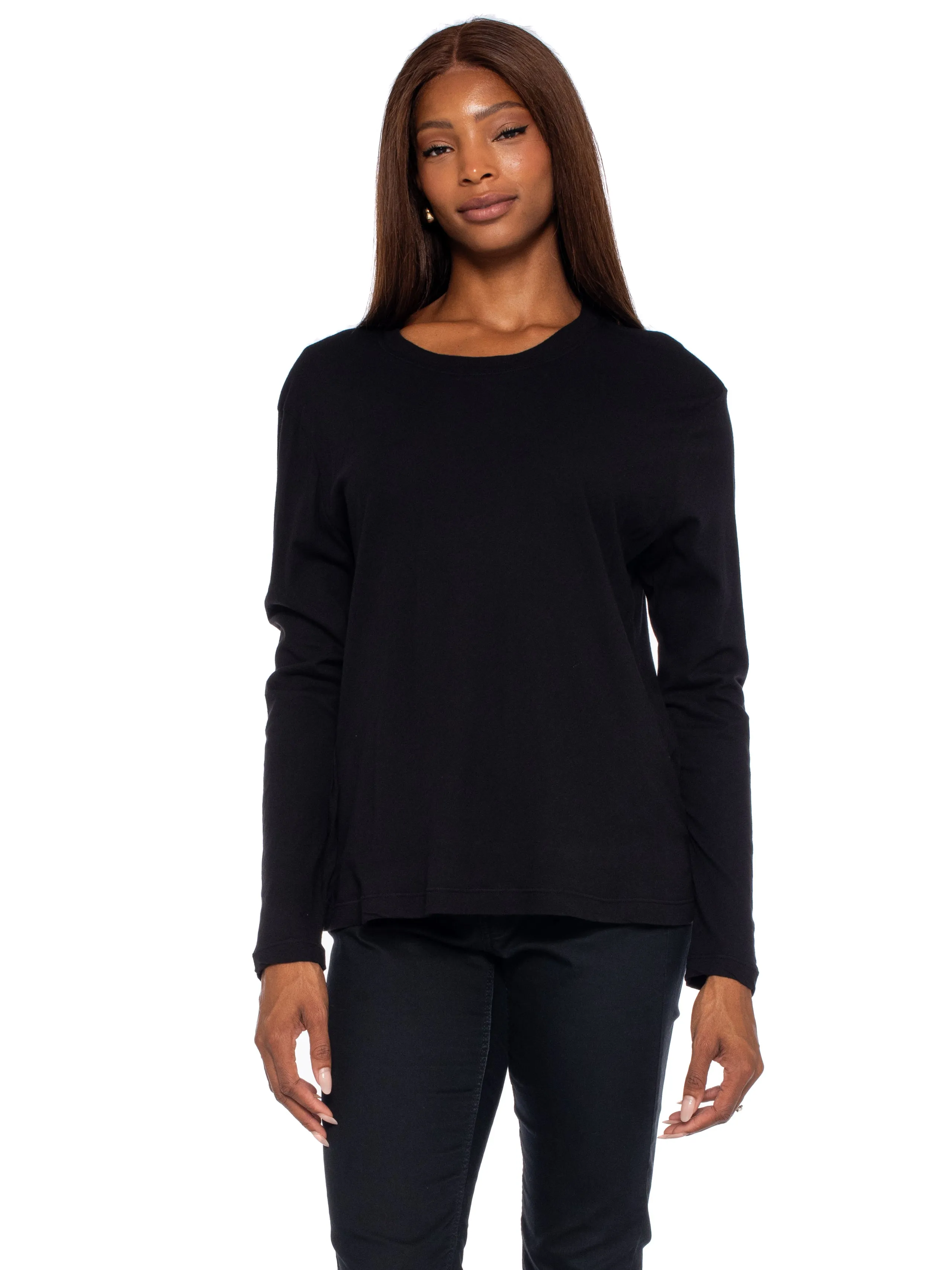 Crew Long Sleeve Easy Tee Recycle Glow