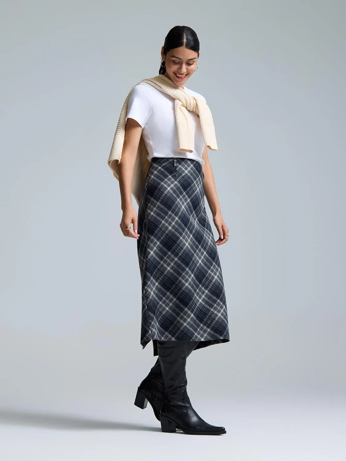 Belted Plaid Skirt Heritage Brand Family Celebration