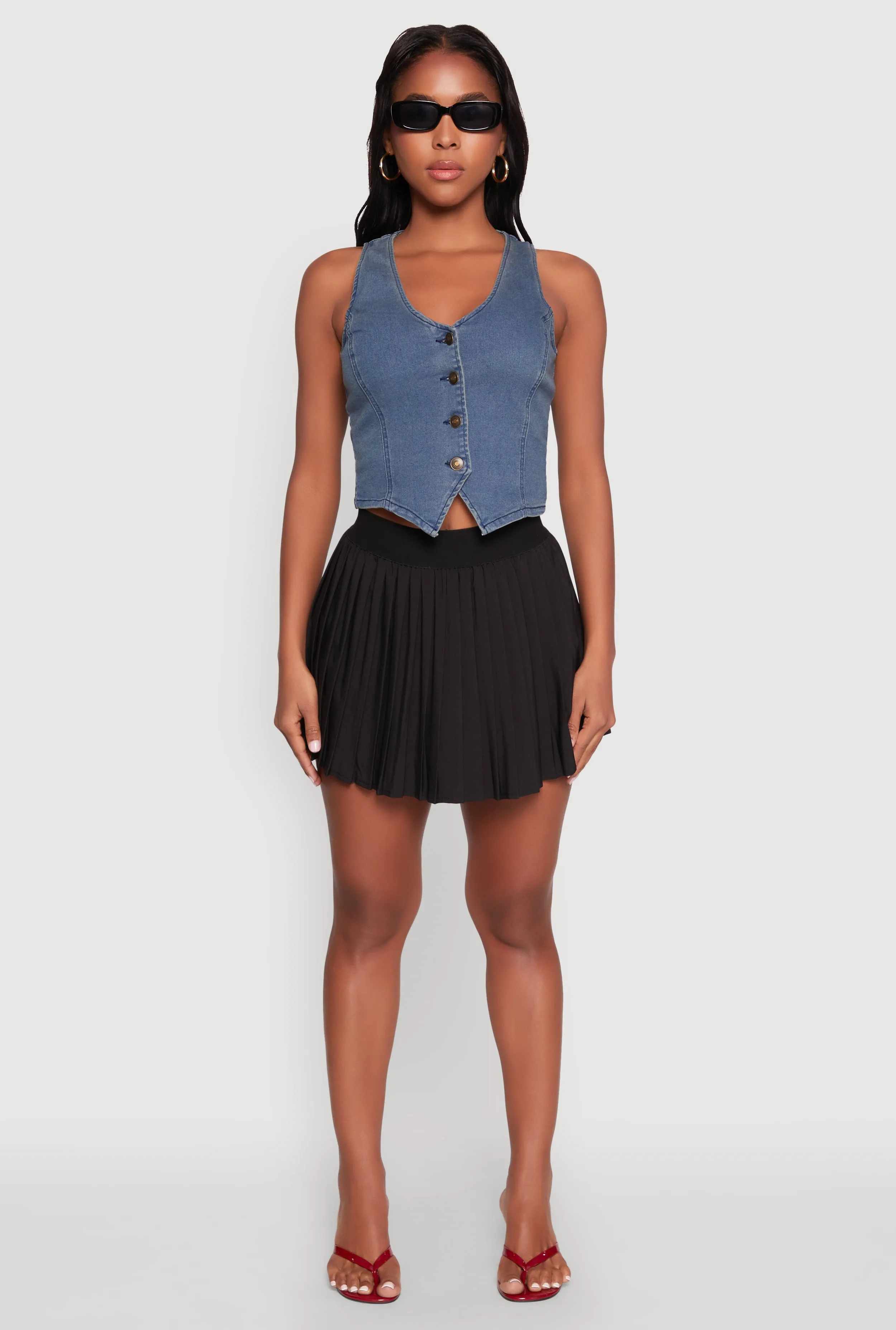 Wardrobe Basics Mini Pleated Skort
