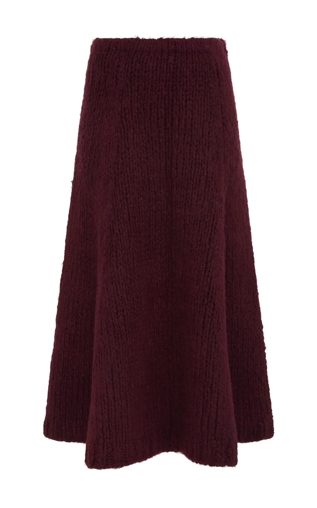Peres Knit Midi Skirt in Dip Dye Sunrise Welfat Cashmere Non see through Tear Resistant Material