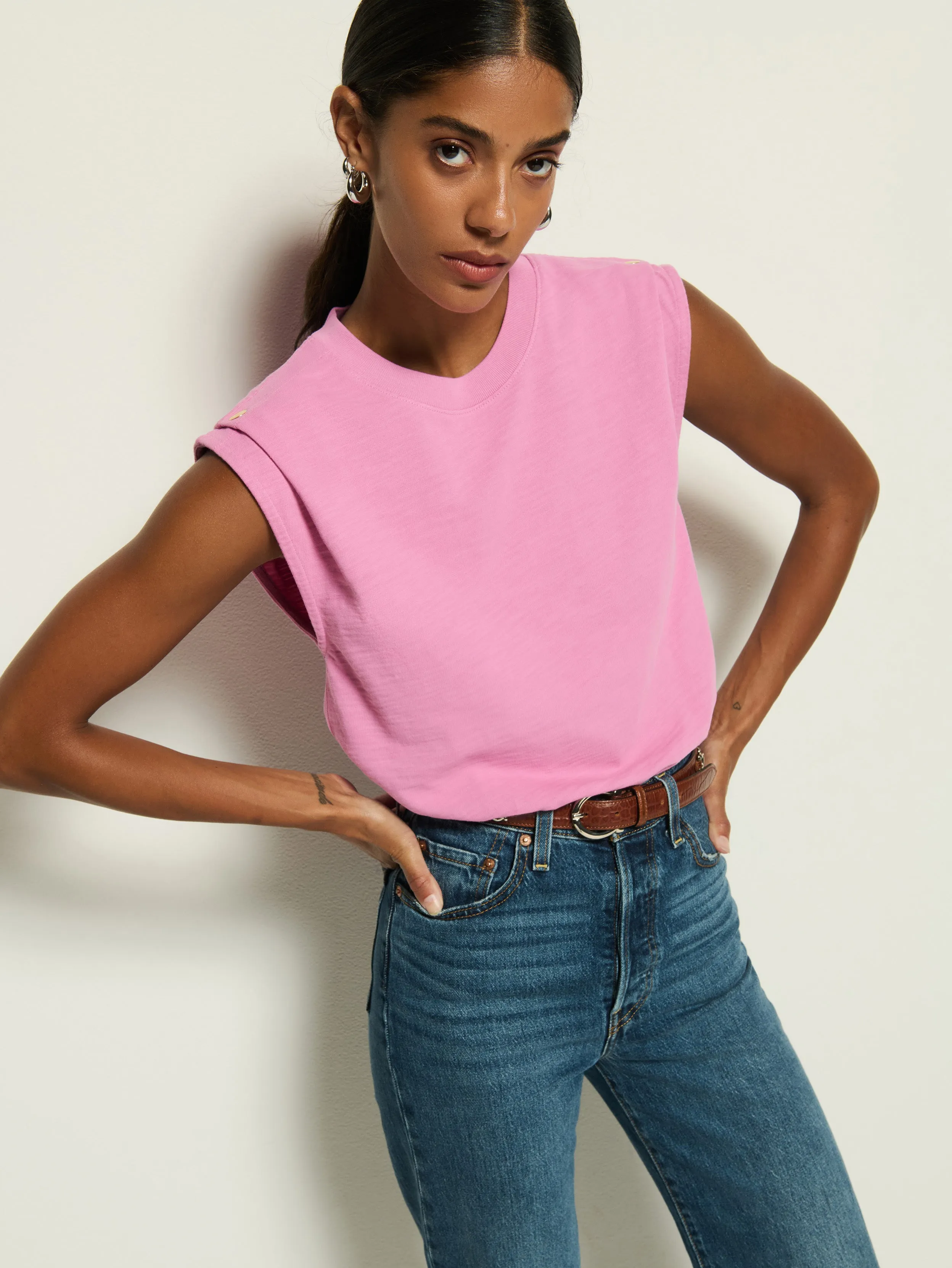 Marina Muscle Tee WrinkleResistant Finish Utility Mode
