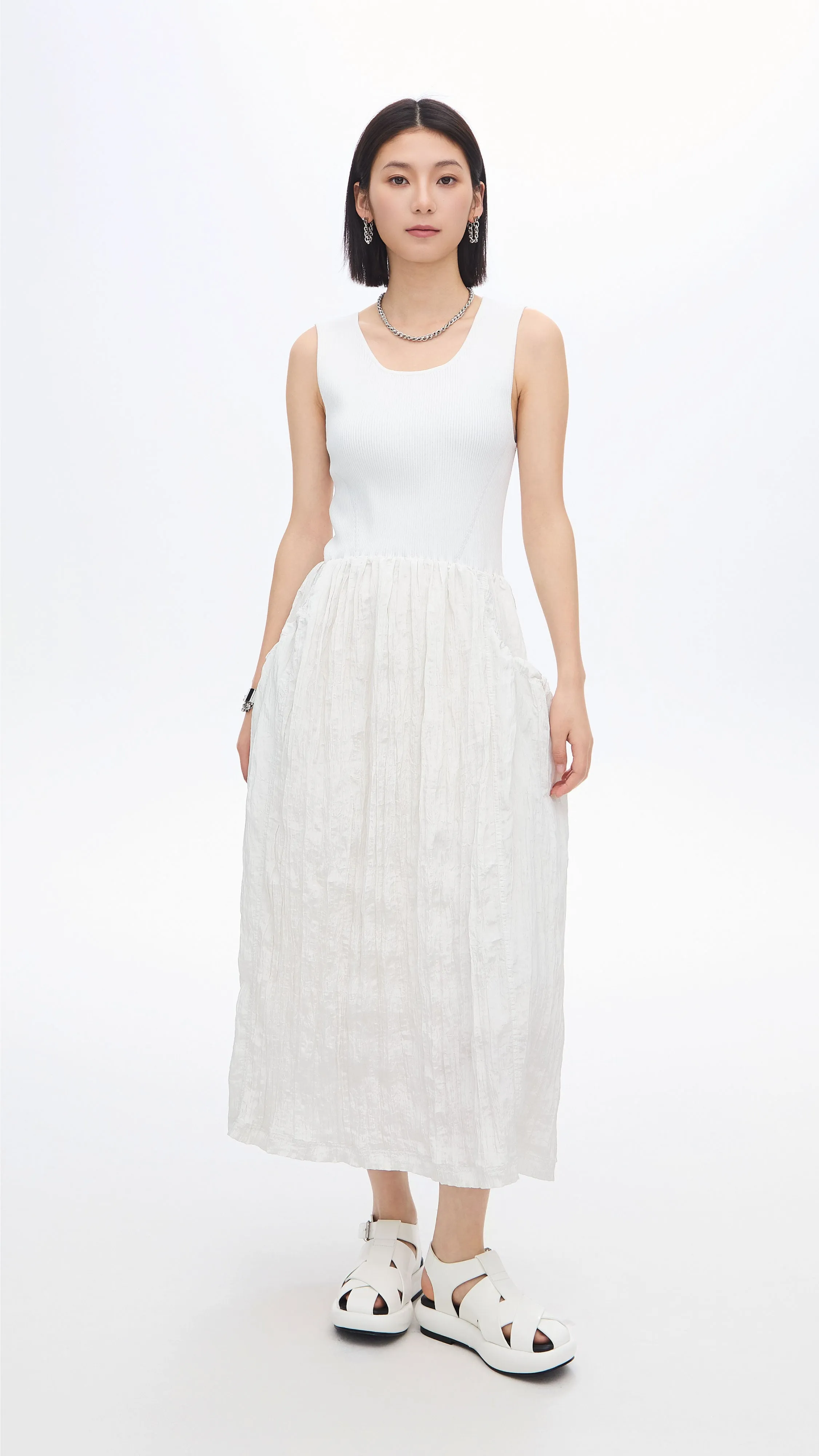 Nylon Patch Knit Dress QuickReleaseFastenings