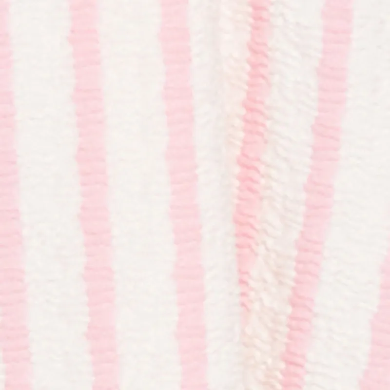 Textured Knit Striped Mini Skirt Clean Lines Soft Layers