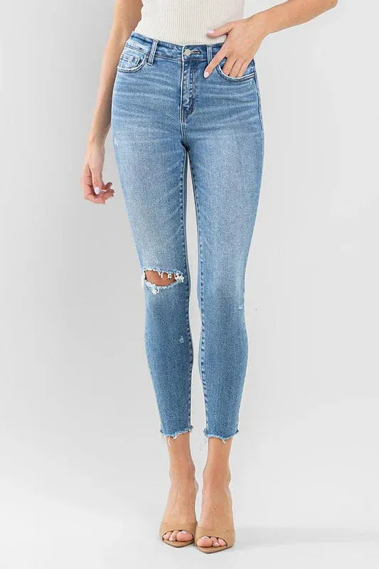 Flying Monkey High Rise Crop Skinny Breezy Fit