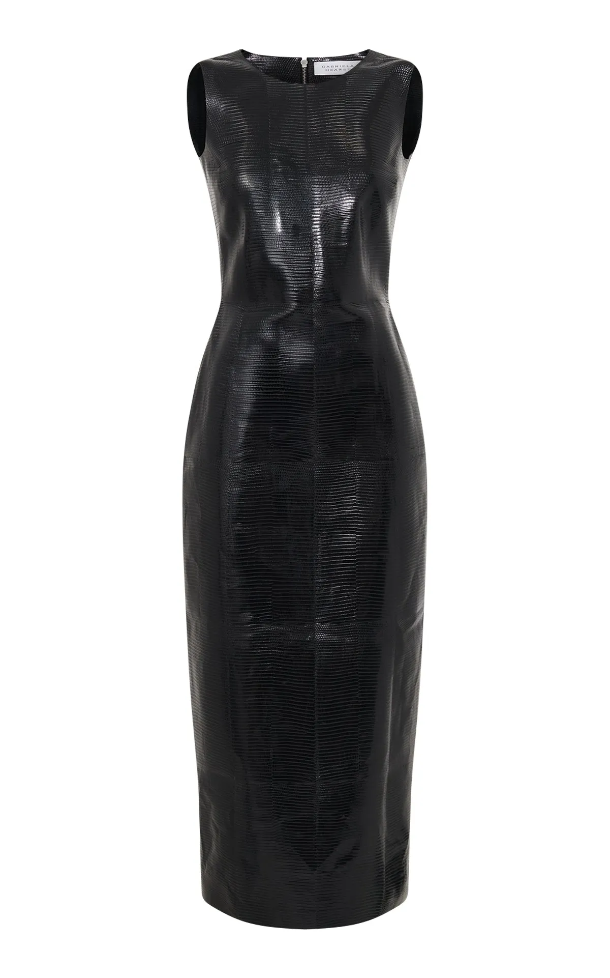 Cinta Dress in Black Lizard Natural Fiber Blend