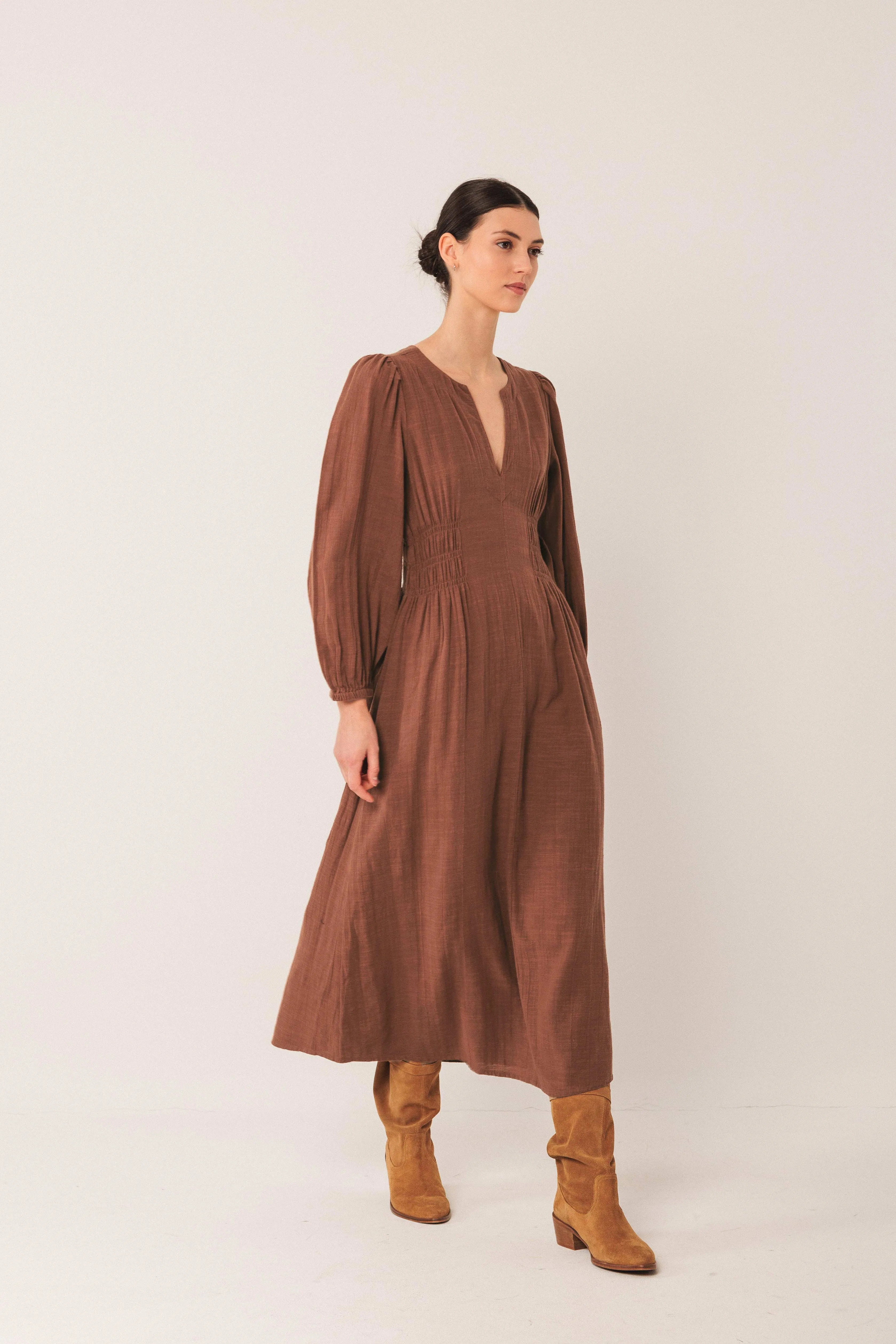 Crepe Cotton Dress Sun Protection Fabric