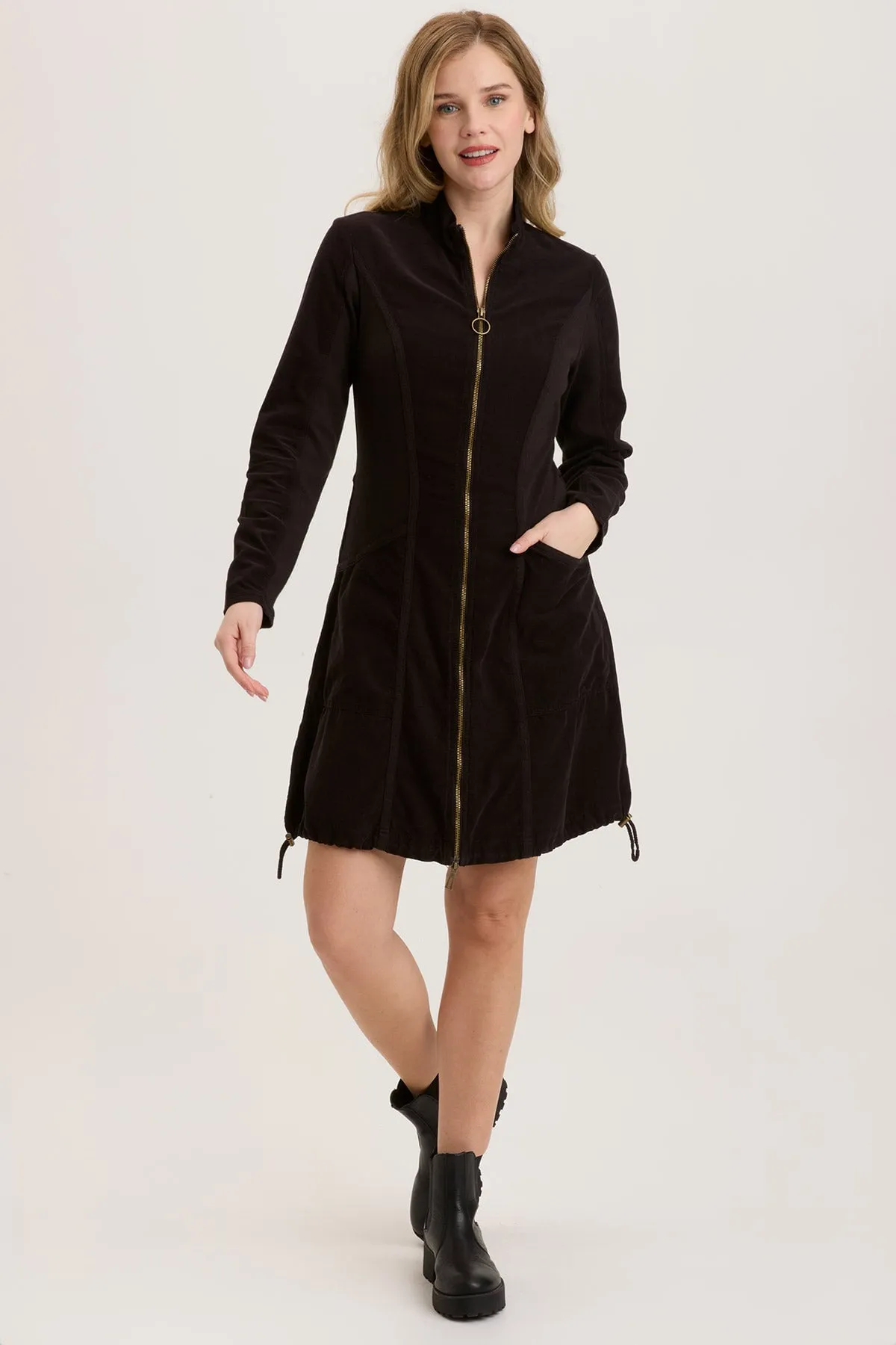 Uzma Jacket Dress Tough Core Net Fit