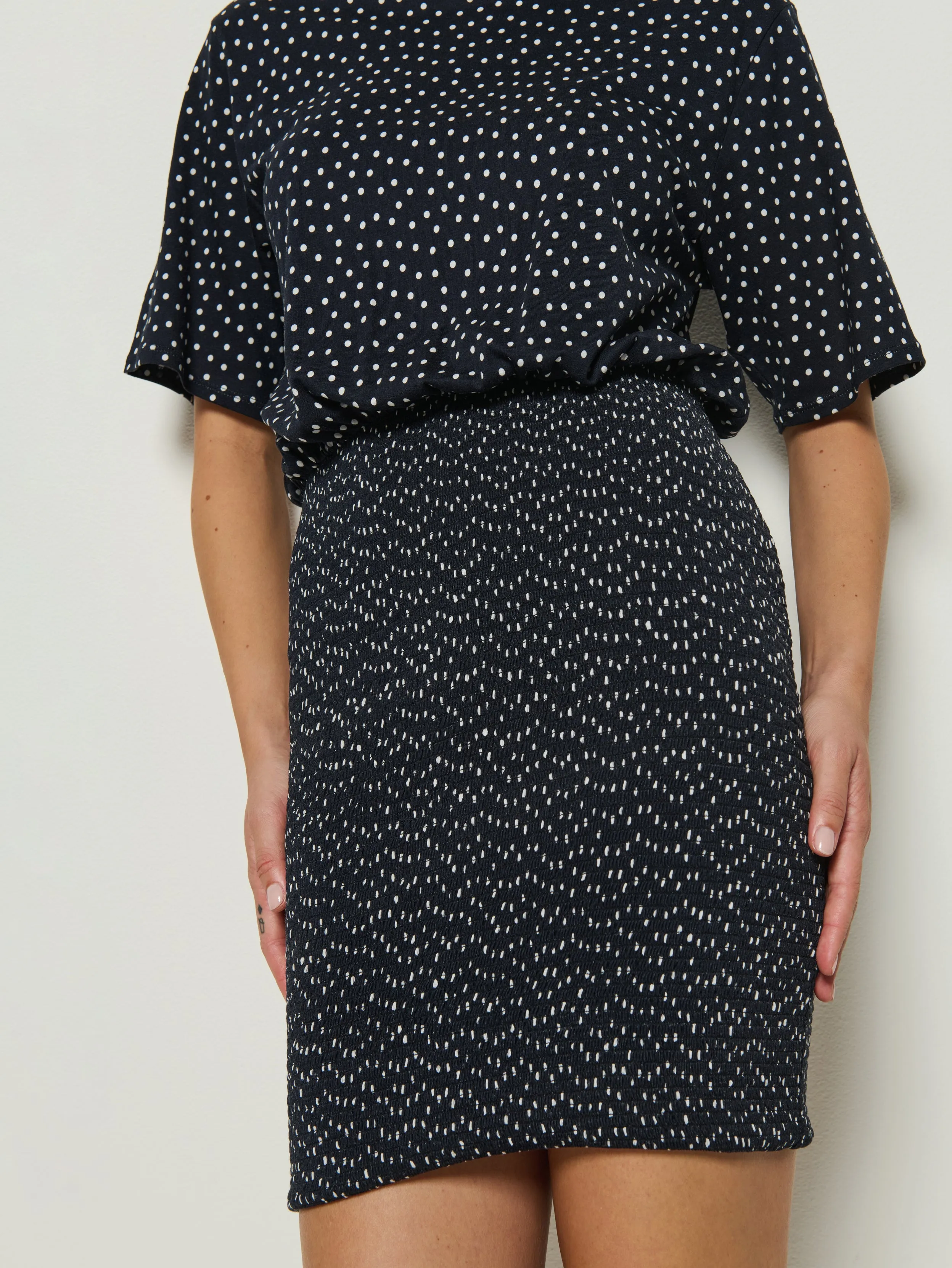 Sleek Wear Bess Smocked Mini