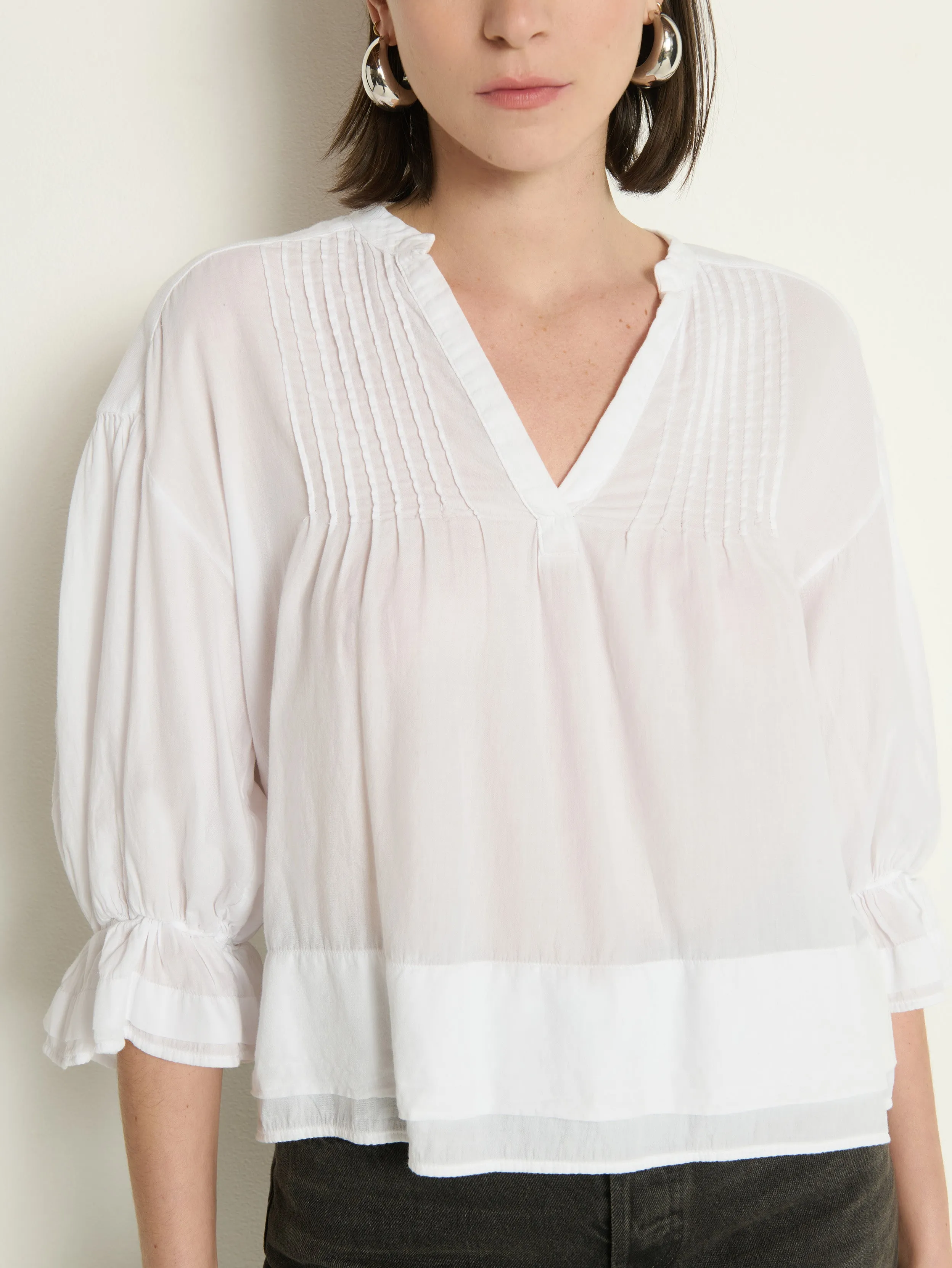 Scarlet Pintuck Top Thin Core