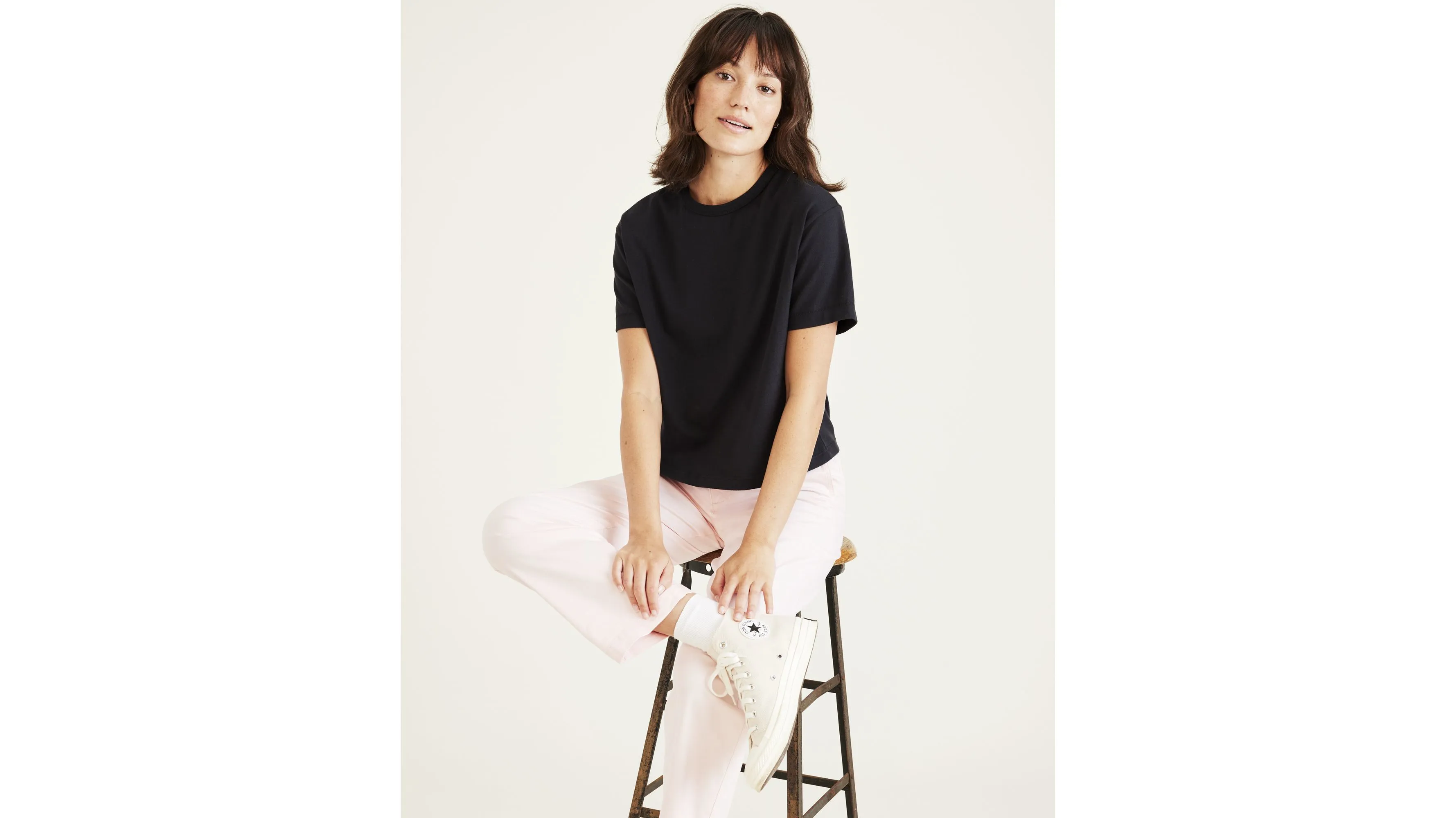 Women's Regular Fit Crew Tee AbrasionResistant Material