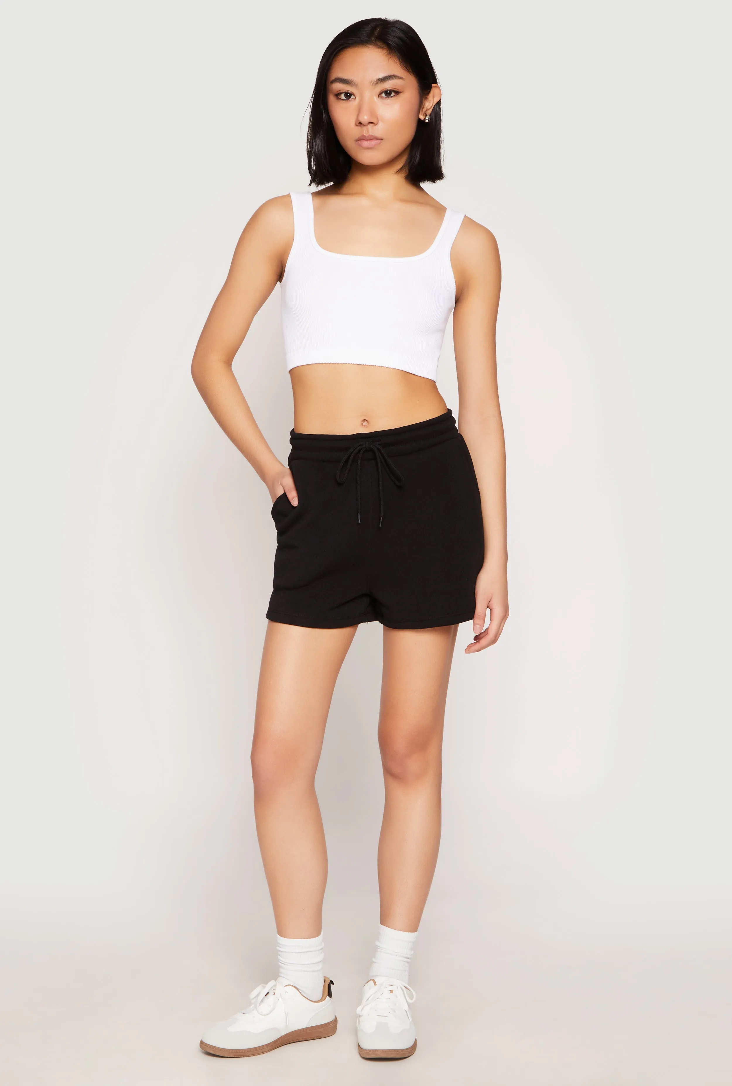 High Waist Drawstring Sweatshorts Gift Idea Urban Fashion