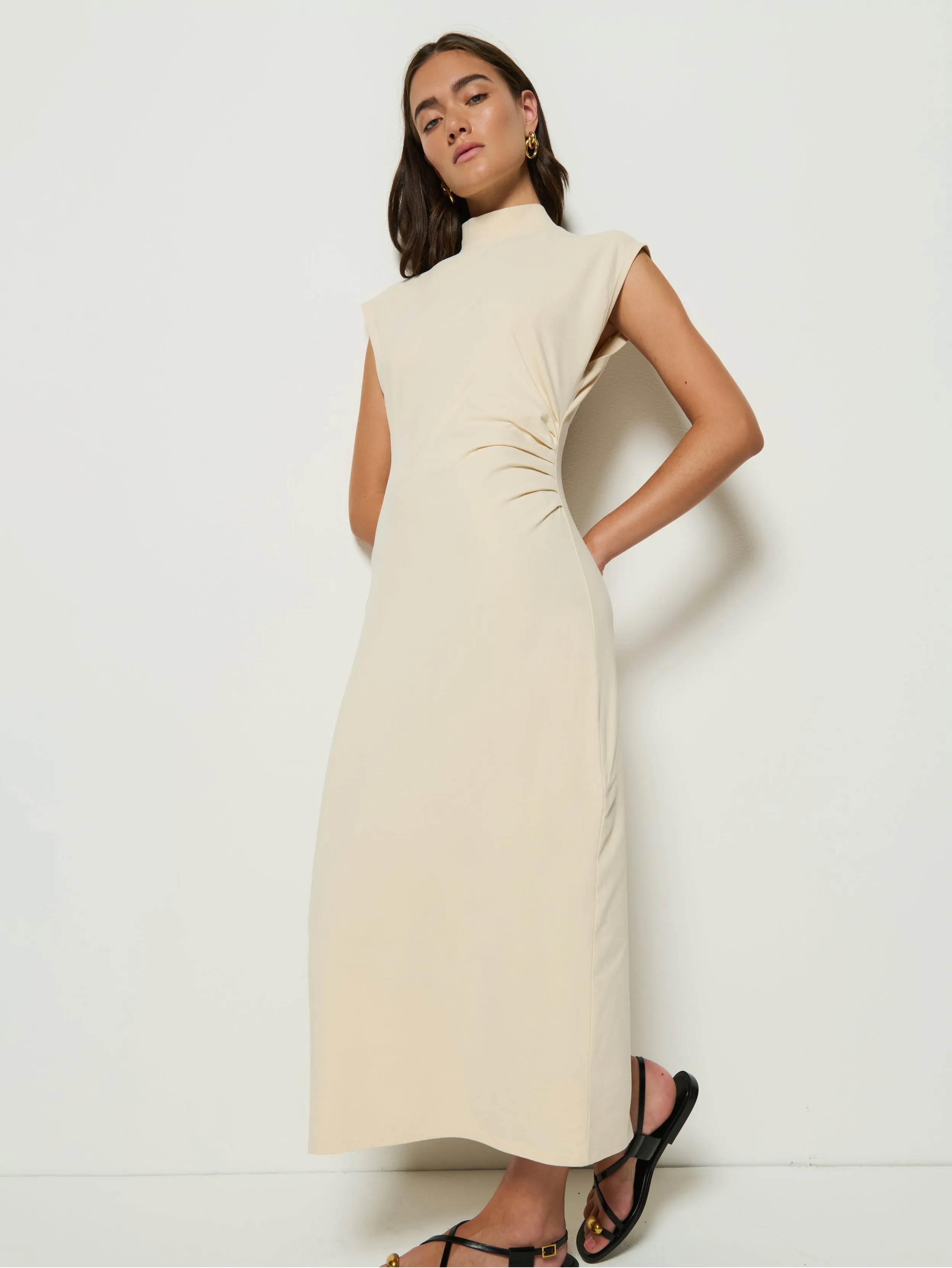 Marceline Midi Dress HighVisibility Trim