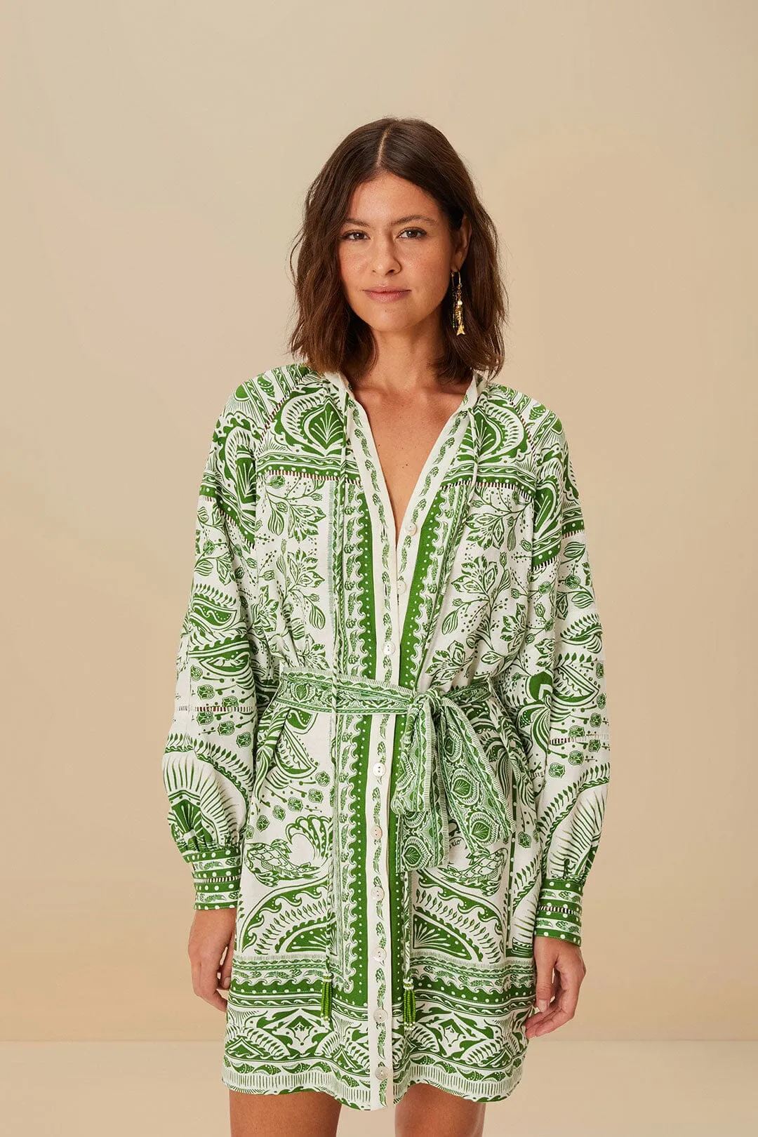Green River Ride LENZING? ECOVERO? Euroflax? Mini Dress Water Resistant Reinforced Stitching