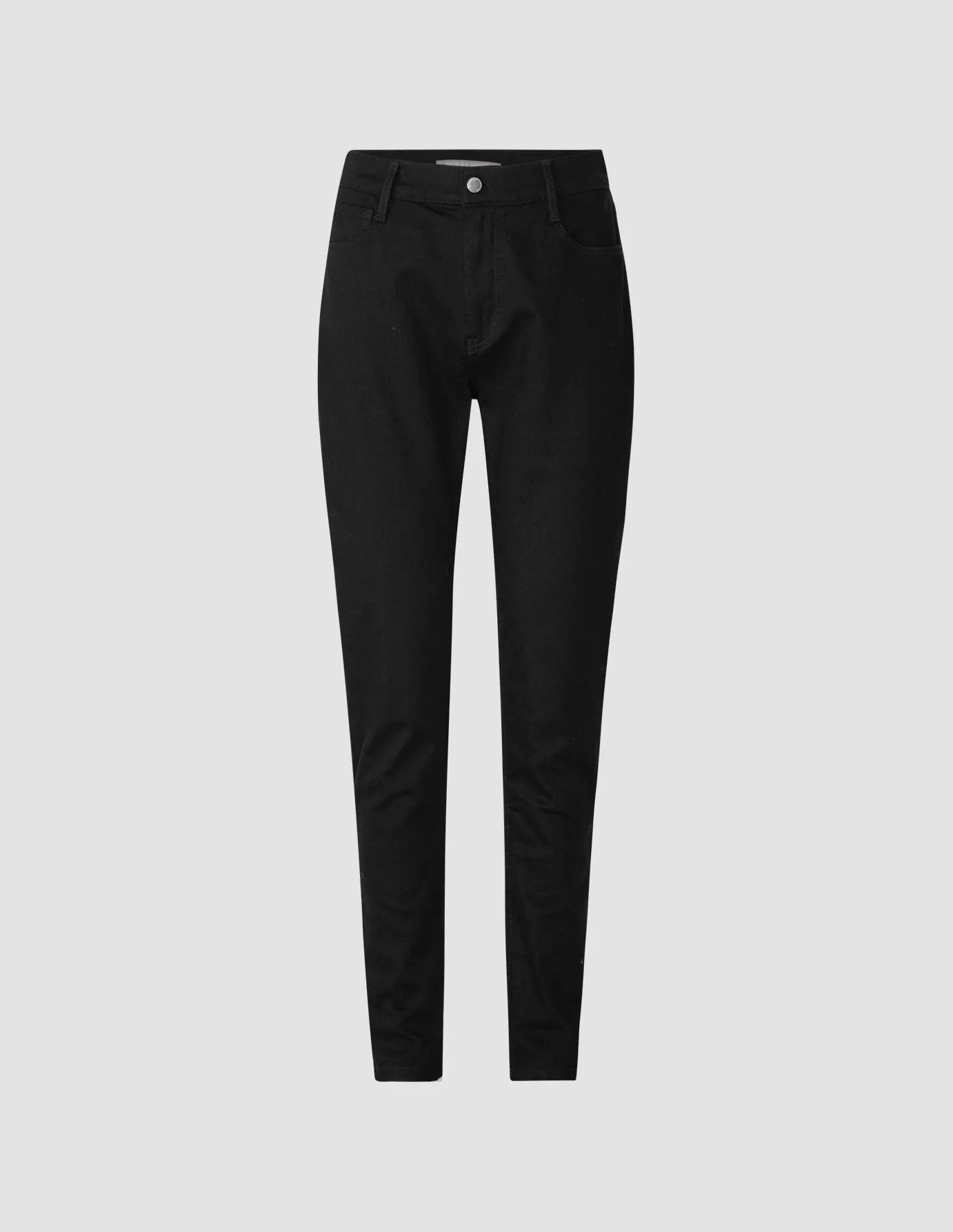 Jeans Slim Stay Black Routine Wear Anti Pilling Technology