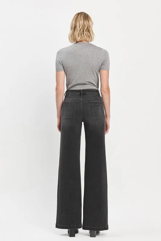 Ocean Fit Fable Core Vervet Black High Rise Trouser Jean