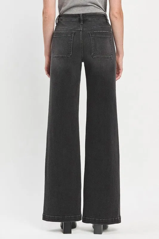 Conscious Core Glow Core Vervet Black High Rise Trouser Jean