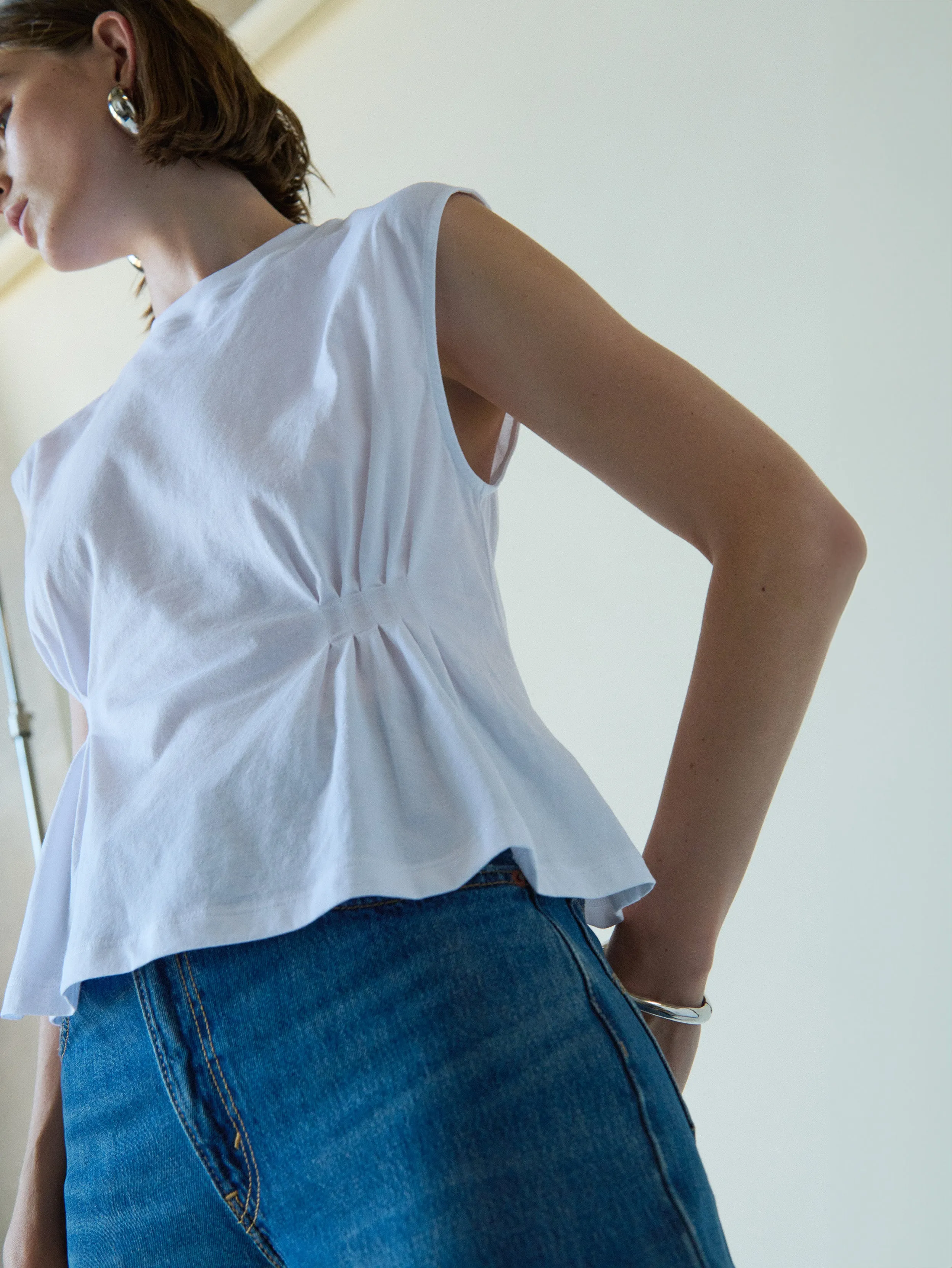 Meg Pleated Tank Body Free UniversalFit