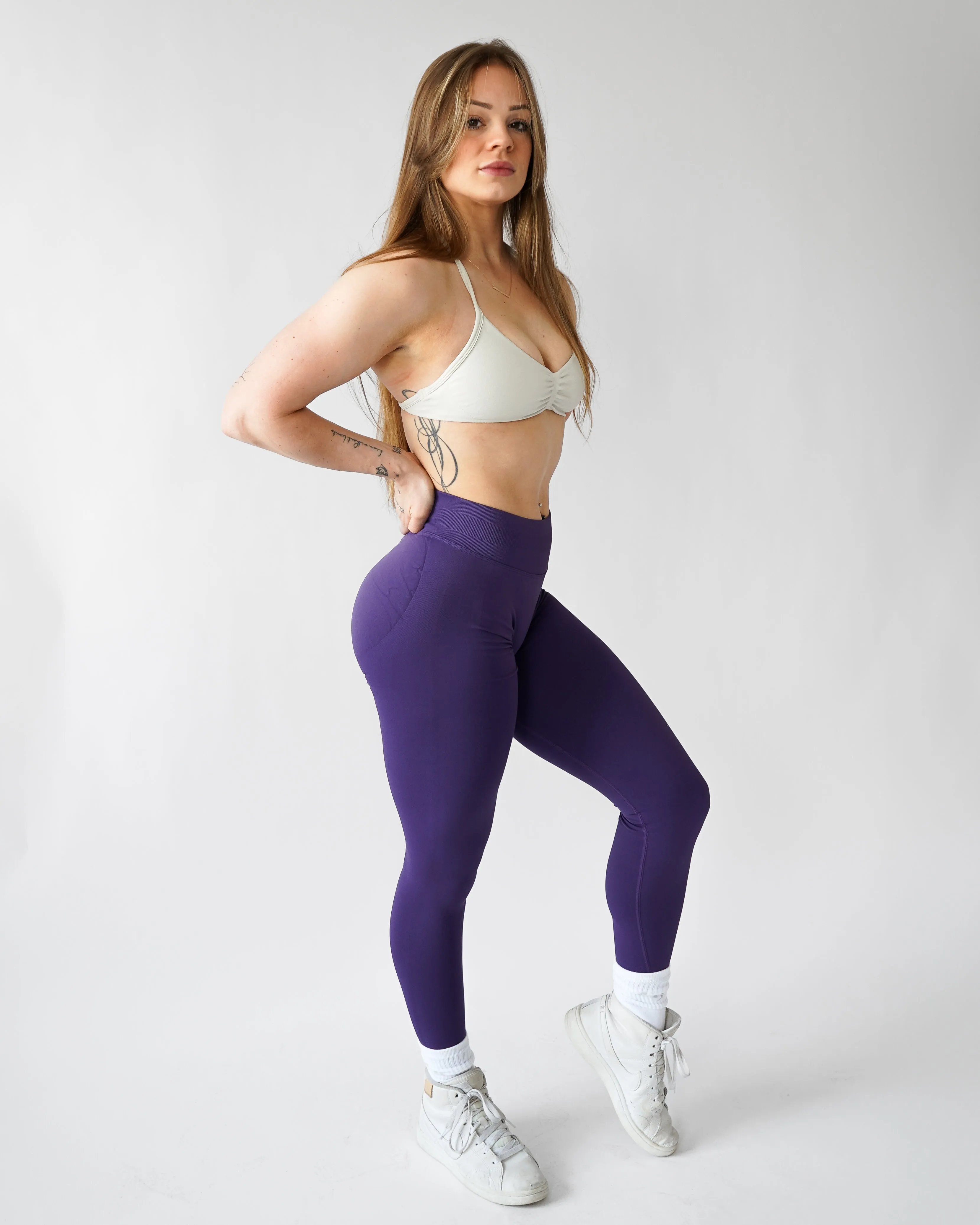 Casual Day Pro Athlete Ultra Thin Ascend Leggings 27" - Grape