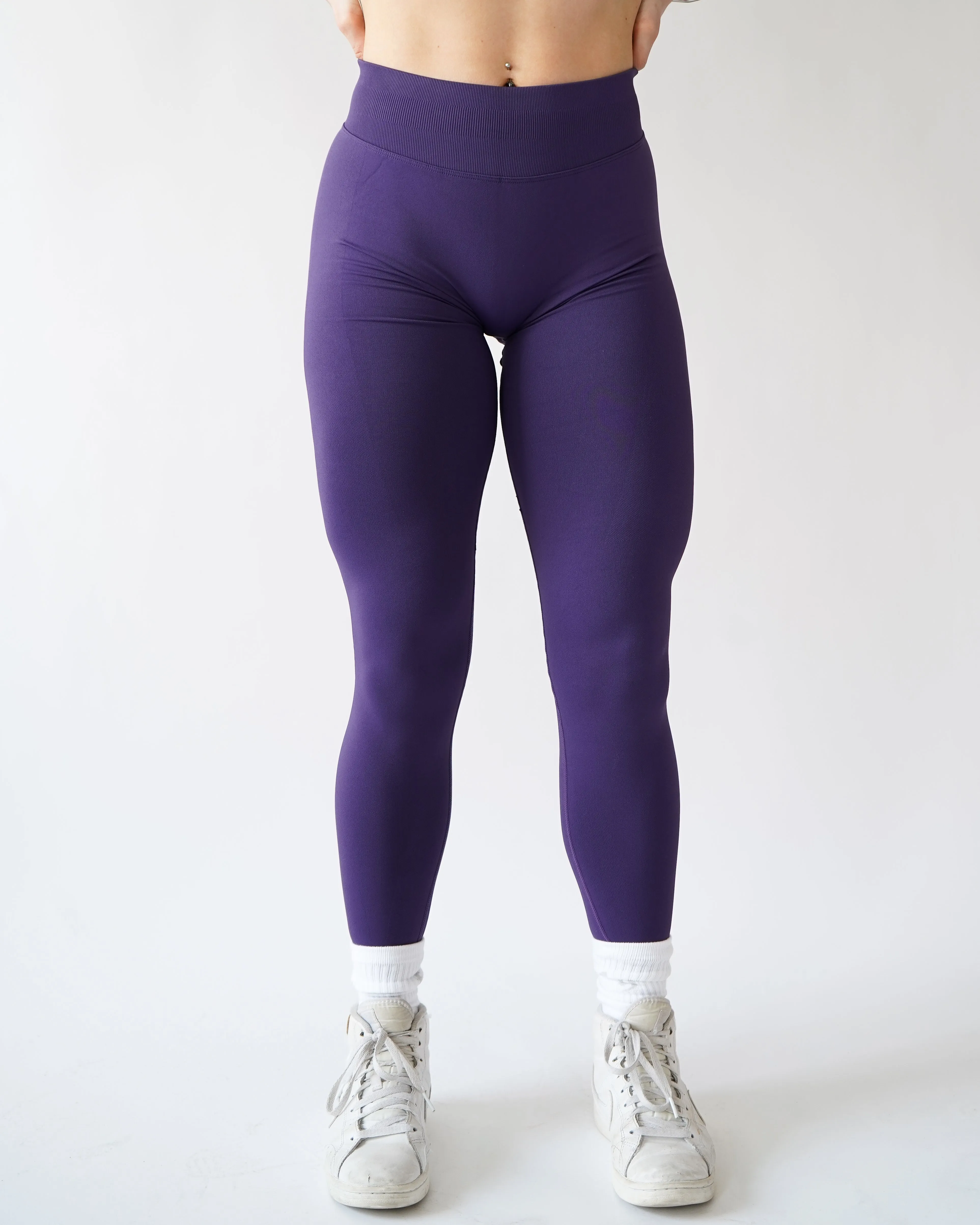 Ascend Leggings 27" - Grape For Kids Non See