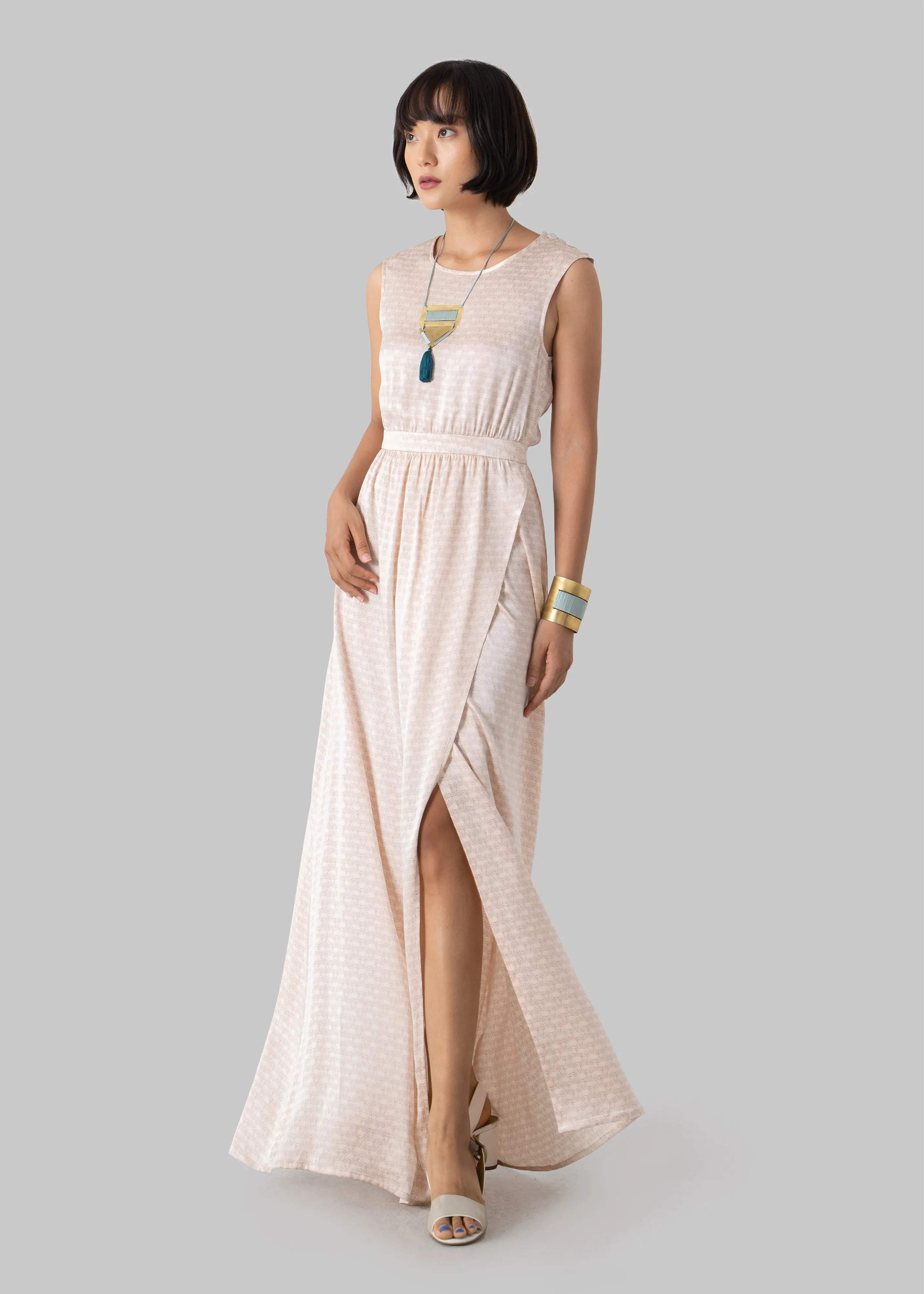 Chic Fit Reinforced Stitching MARBLE - NUDE BOUQUET