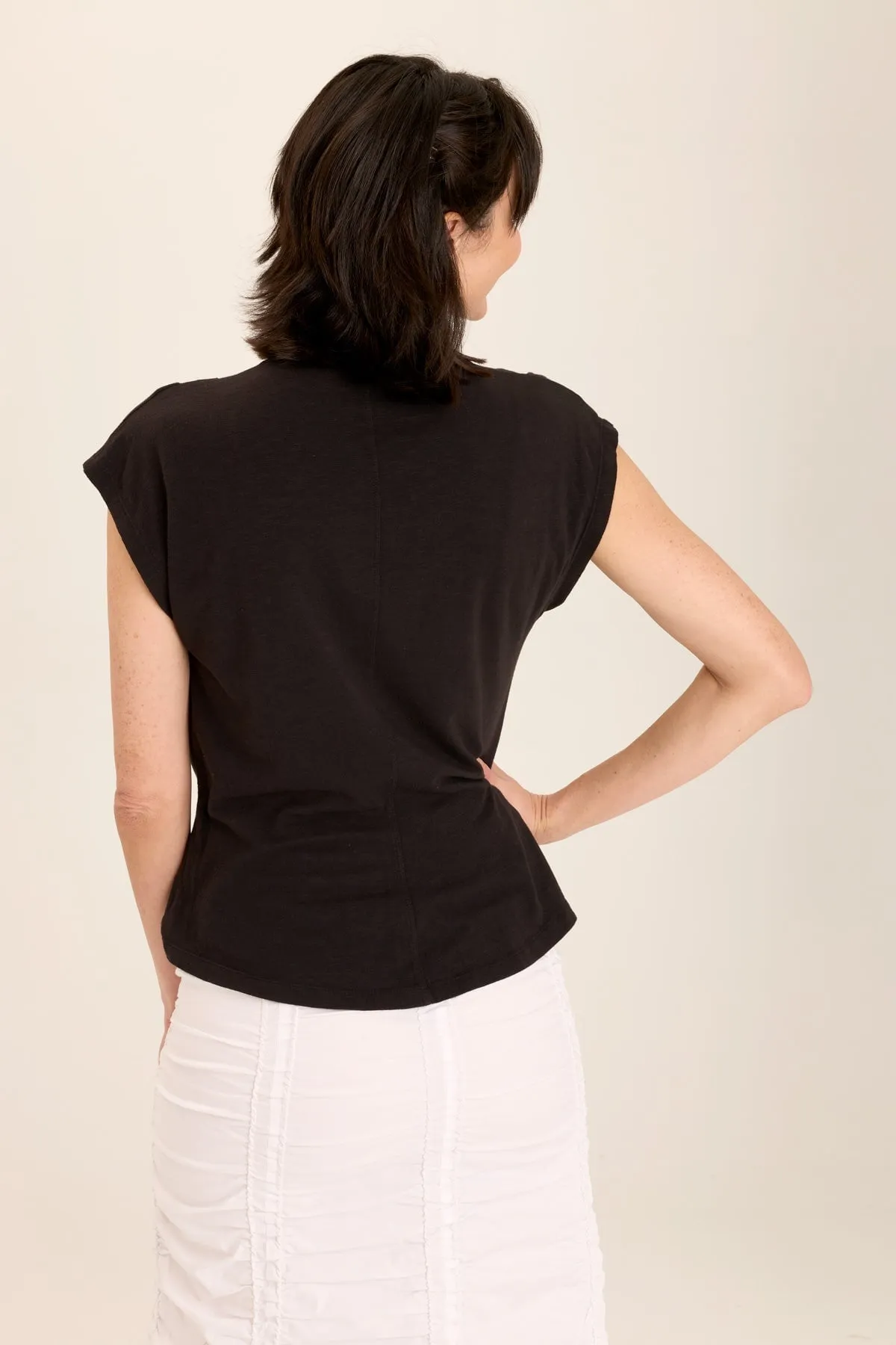DoubleLayered Structure Slub Arwen Top