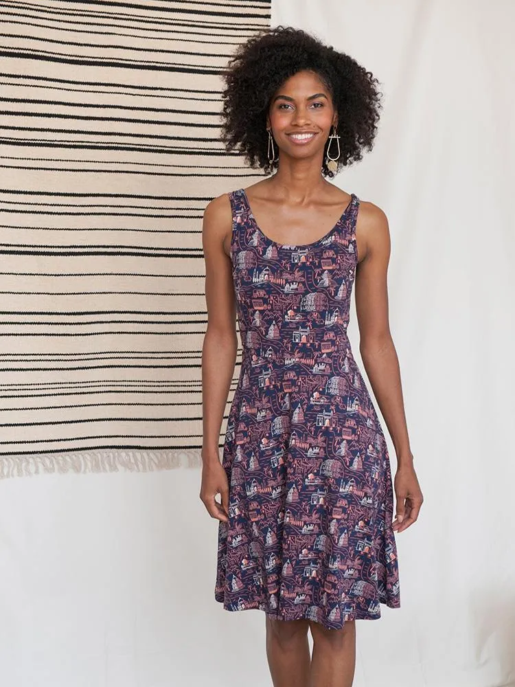 WrinkleResistantClothing Delilah Dress - Voyager Pink