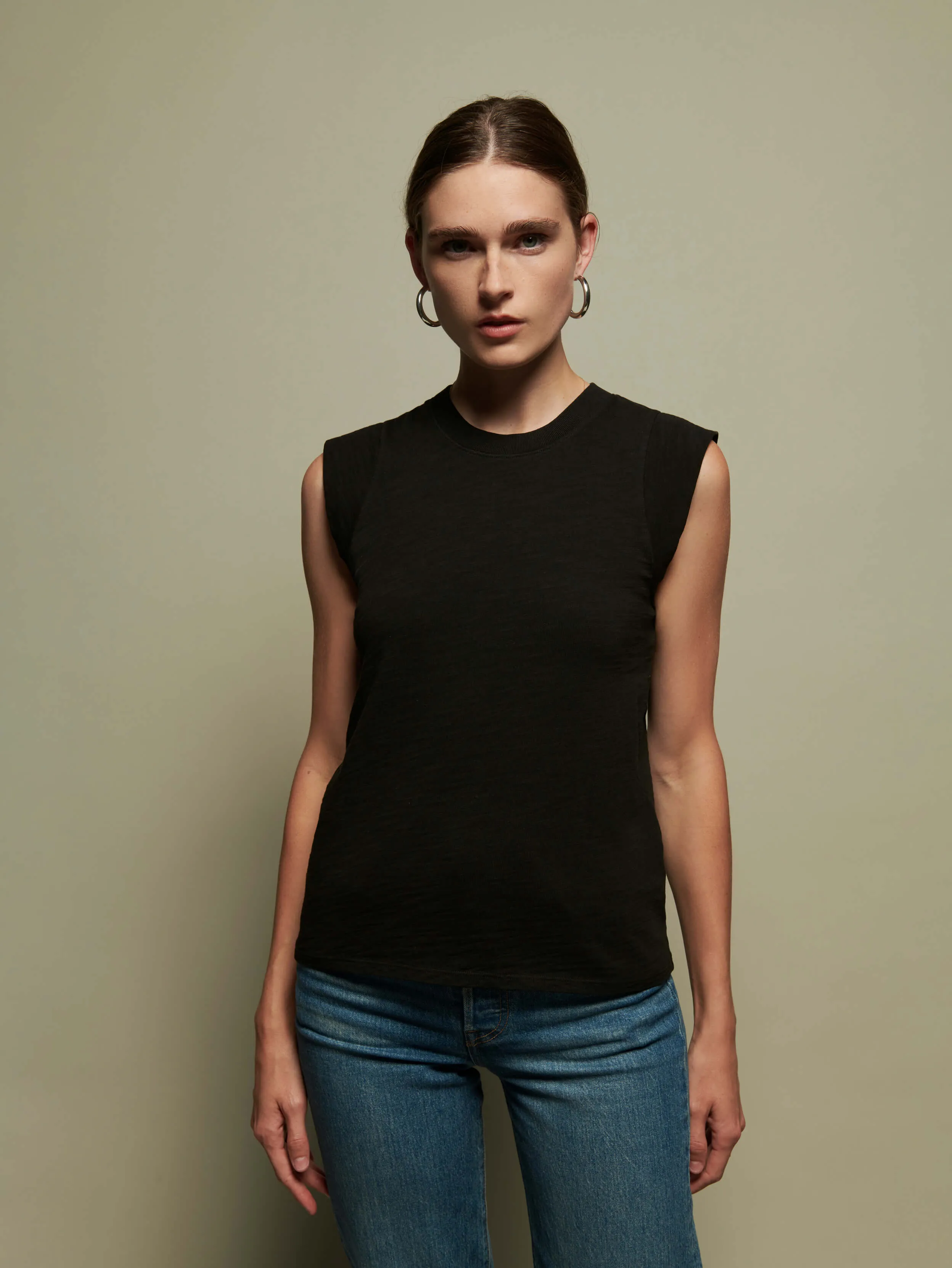 Sequin Glow Scandi Clean Patti Tank