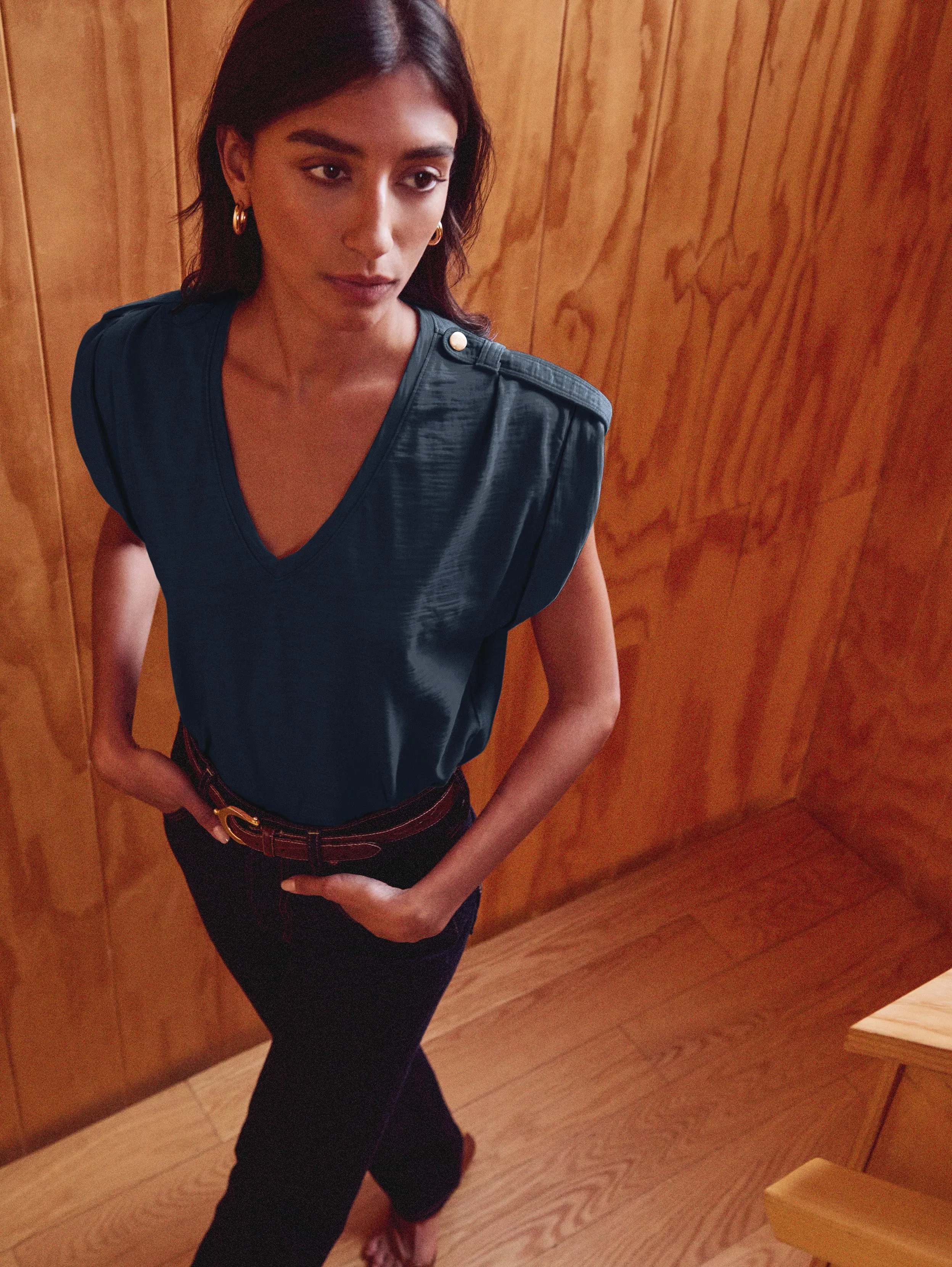 RecycledBlend Cooper V-Neck Tank