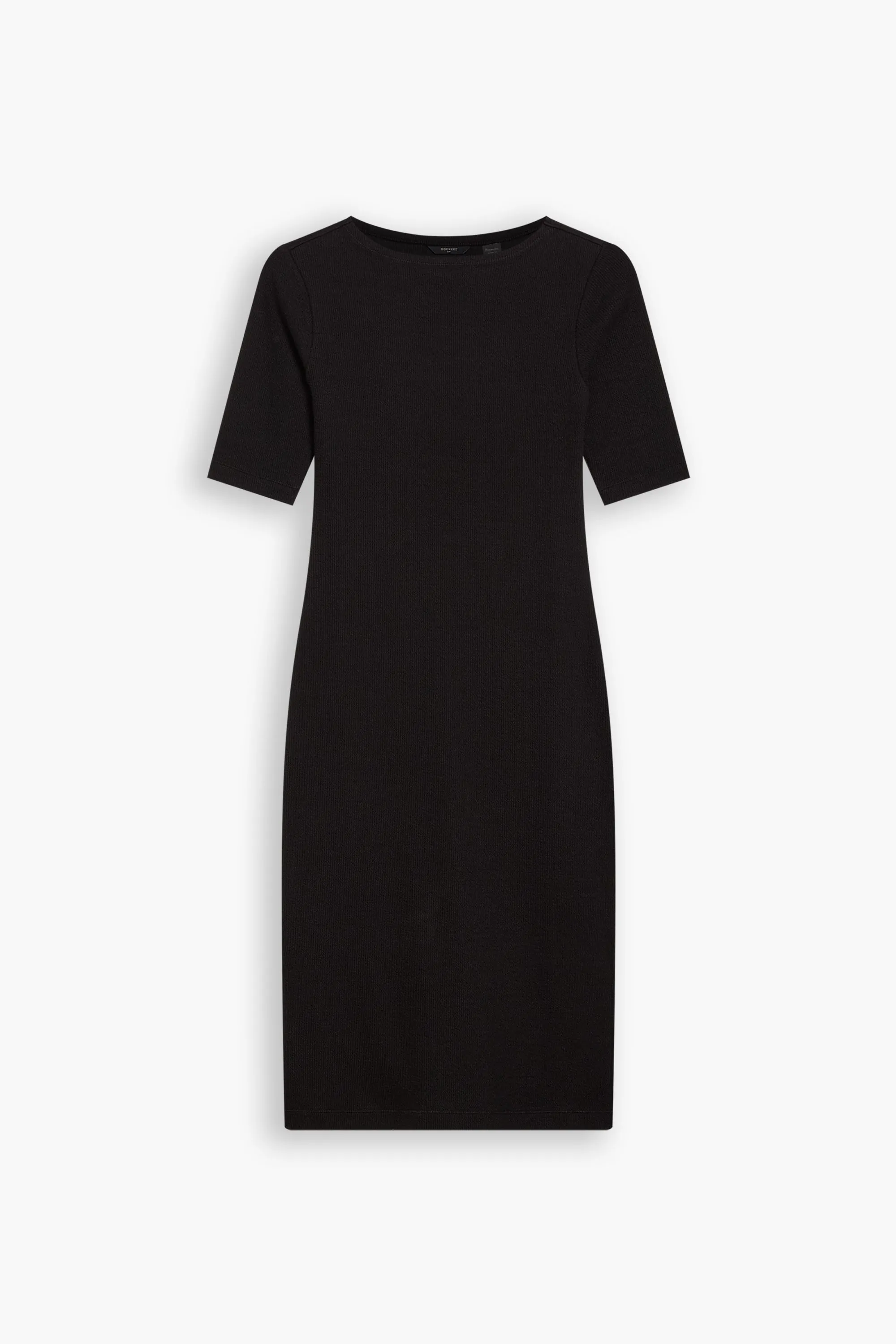 SmoothZipper Rib Dress with Lofi Knit, Slim Fit
