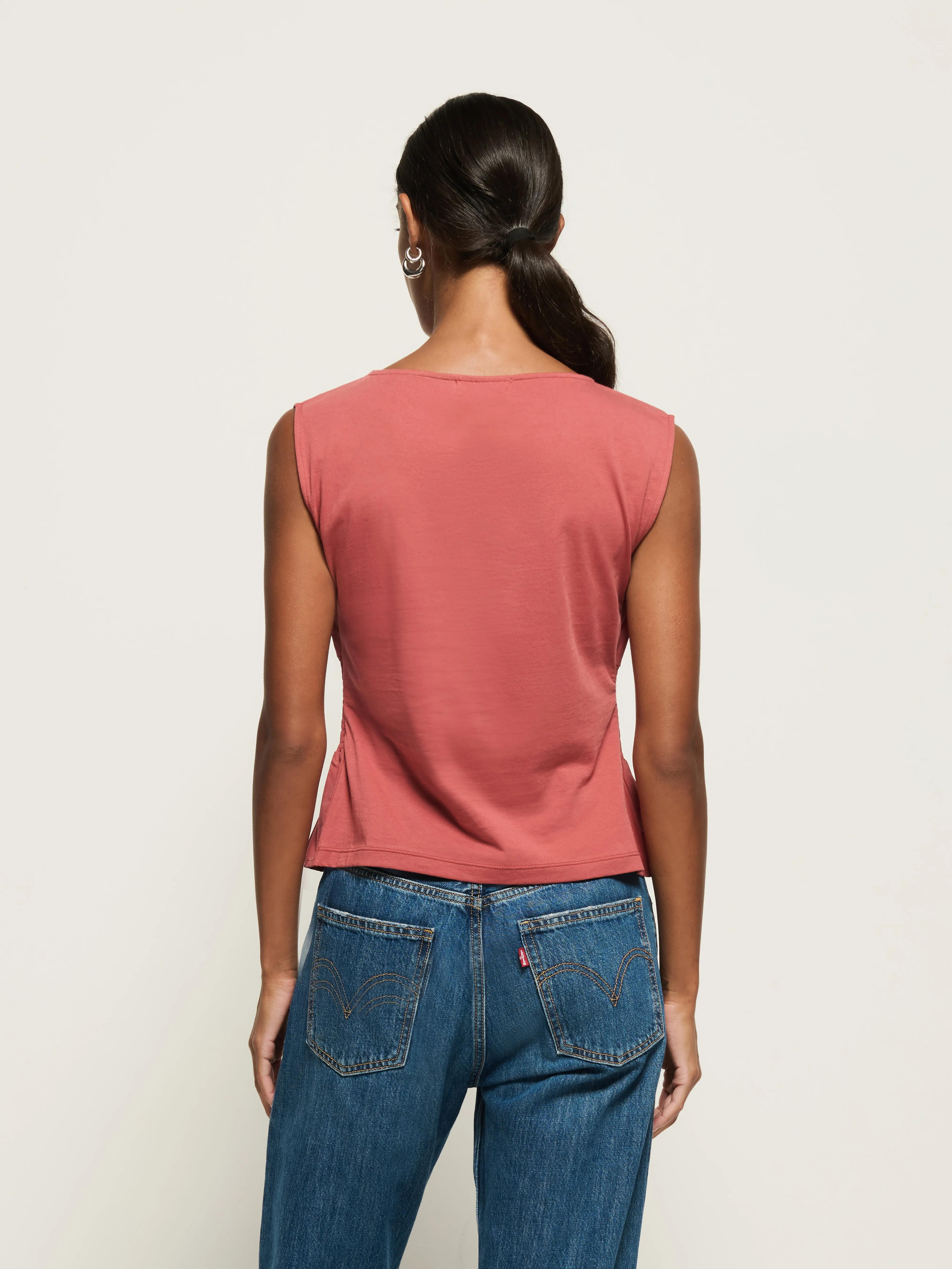 MoistureControl Lining Lela Smocked Top