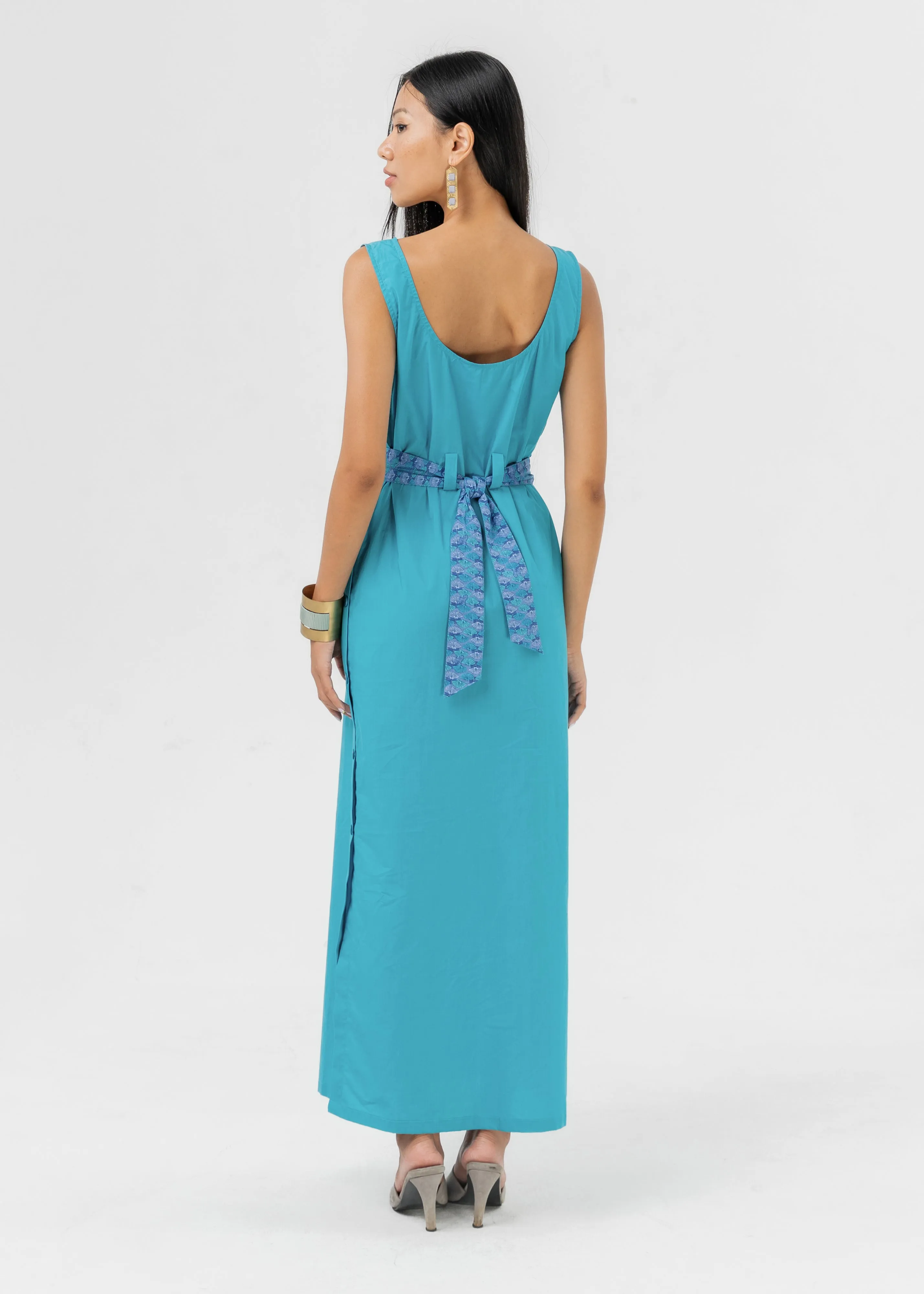 StretchableFabric Euro Mood AQUILA - CERULEAN