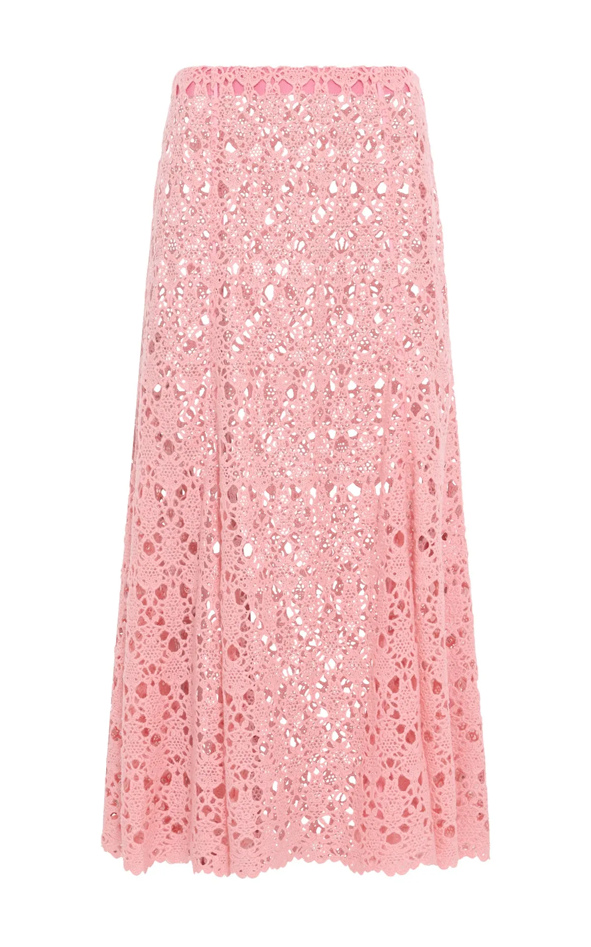 Soft Tones Florence Maxi Skirt in Rosa Cashmere Lace