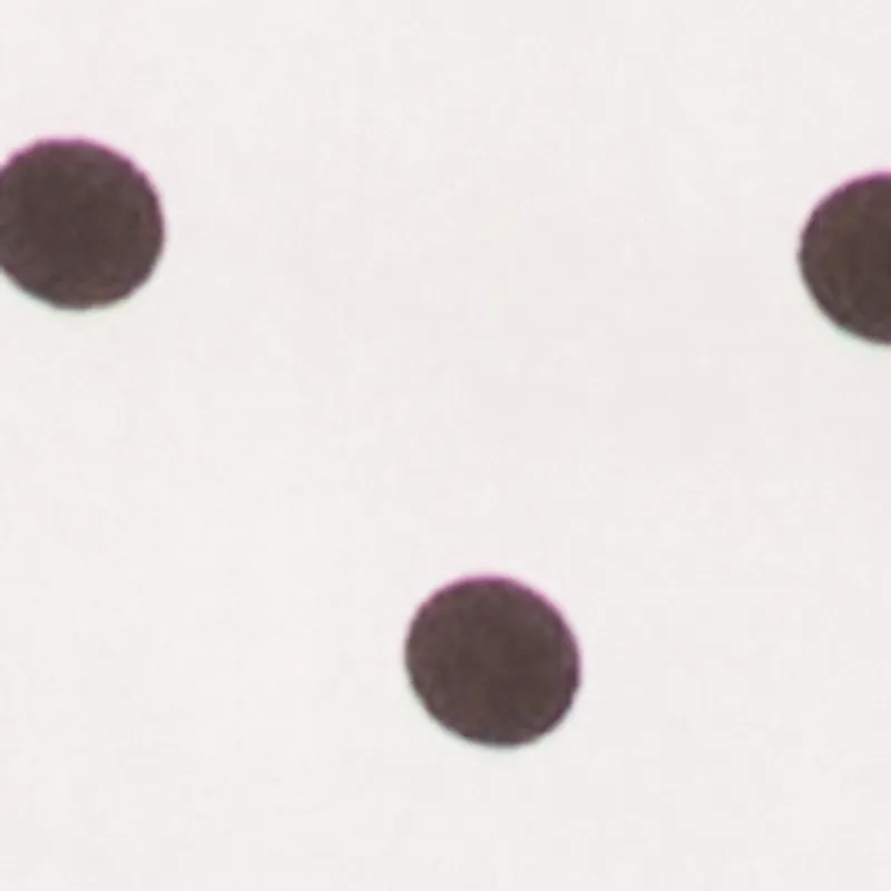 Elasticized Hem Wrap Front Polka Dot Bubble Skirt