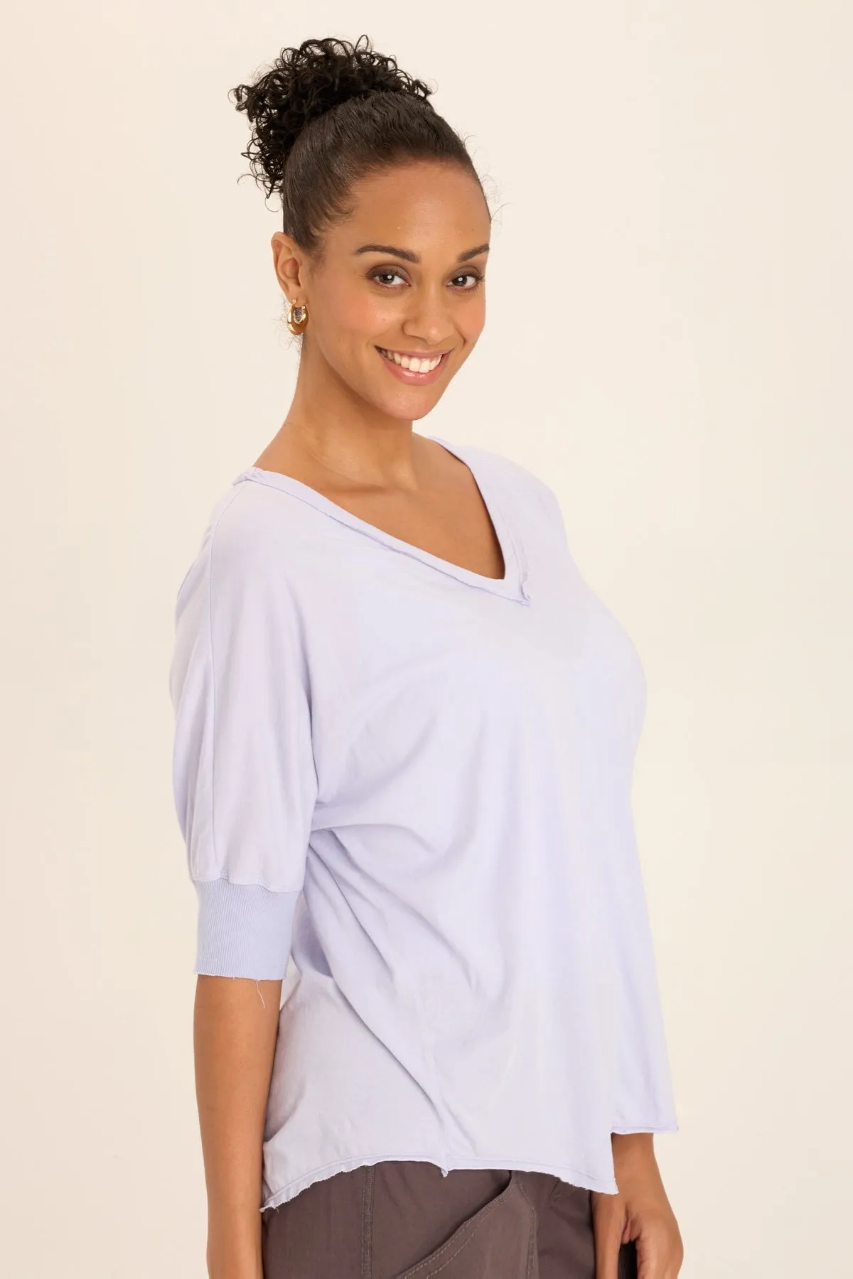 Gardiner Banded Sleeve Top Metal Core Mind Glow