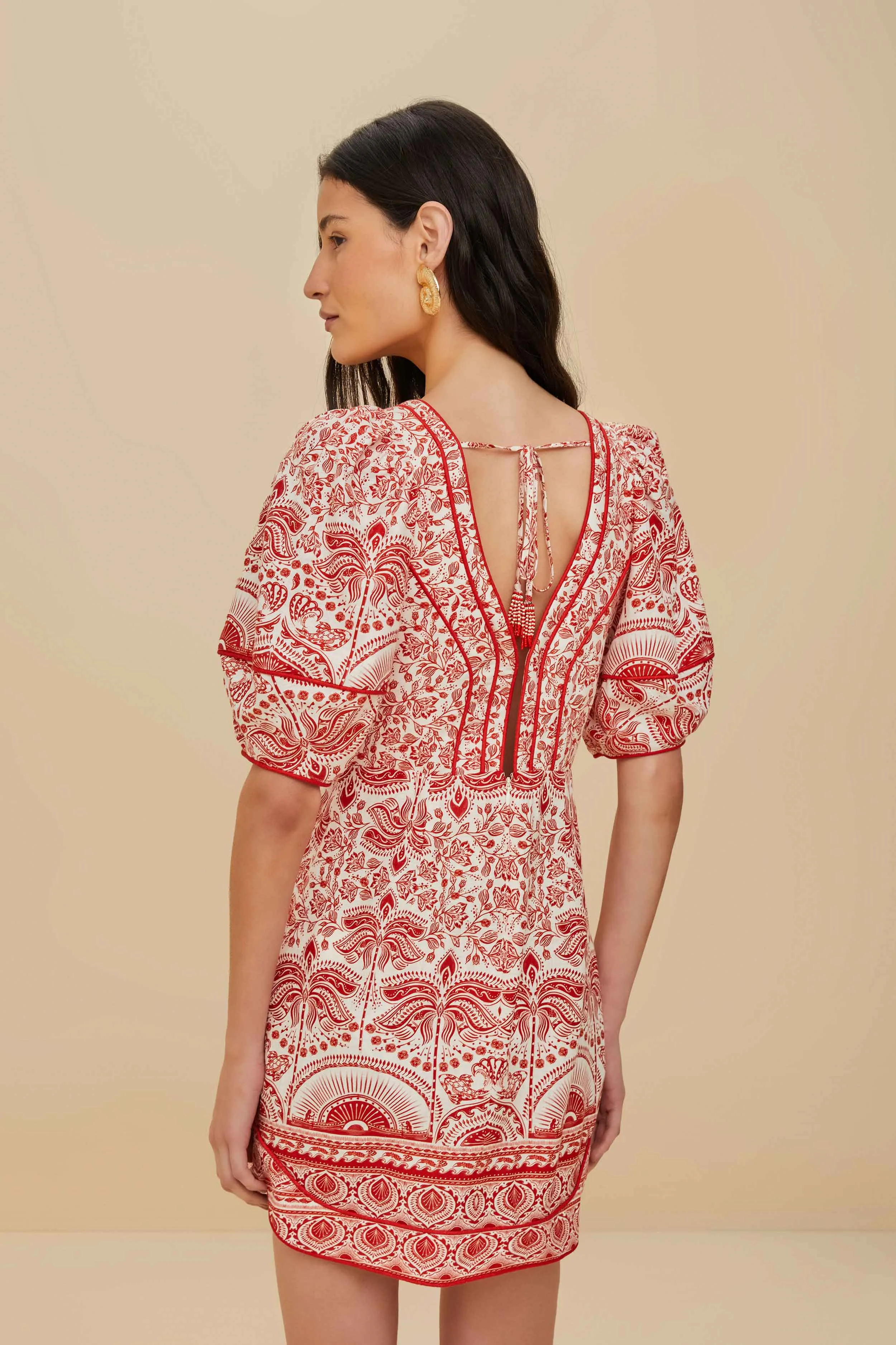 Red River Ride LENZING? ECOVERO? Euroflax? Mini Dress All Day Comfort Bohemian Design