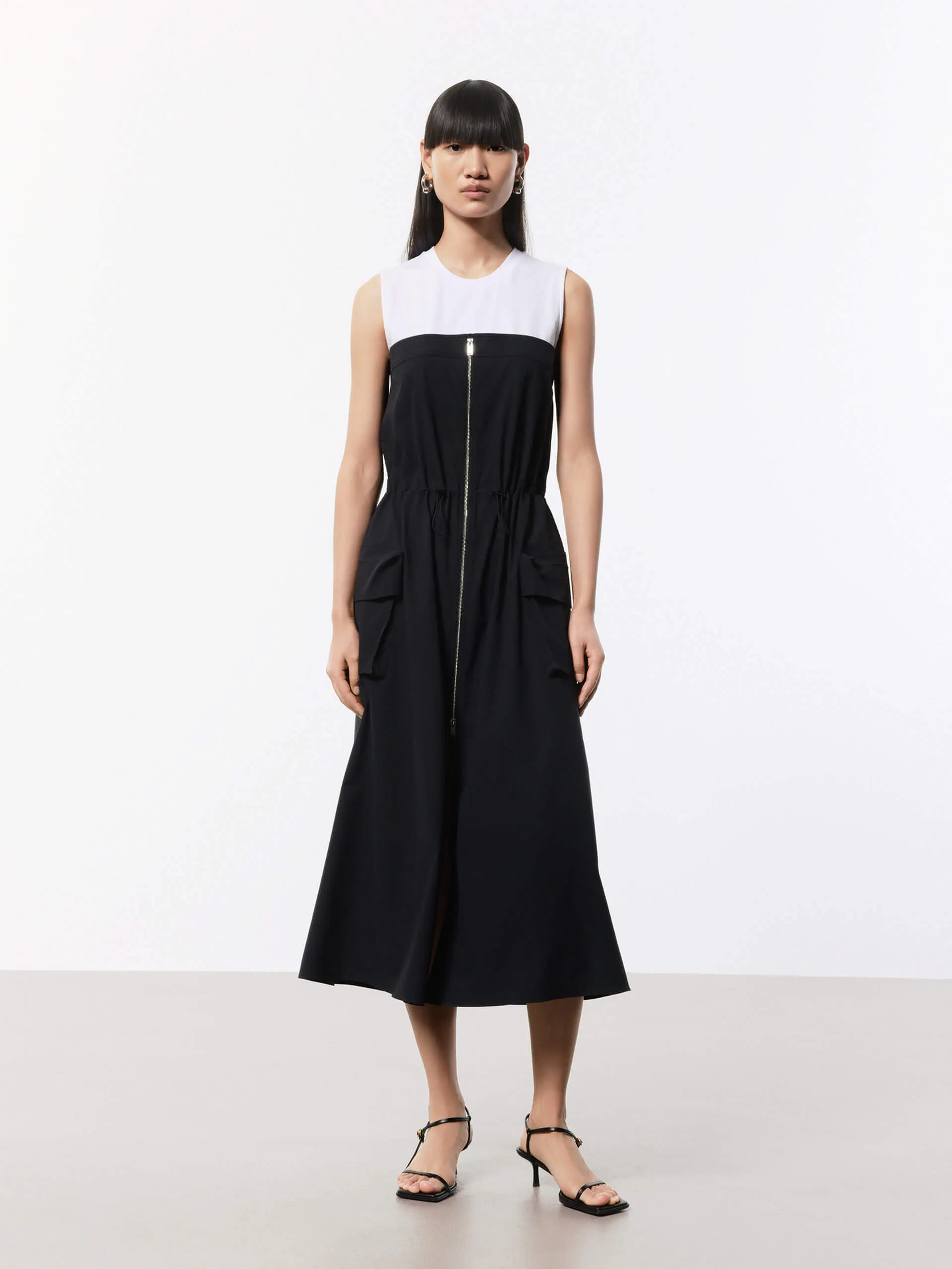 Sleeveless Midi Dress City Friendly
