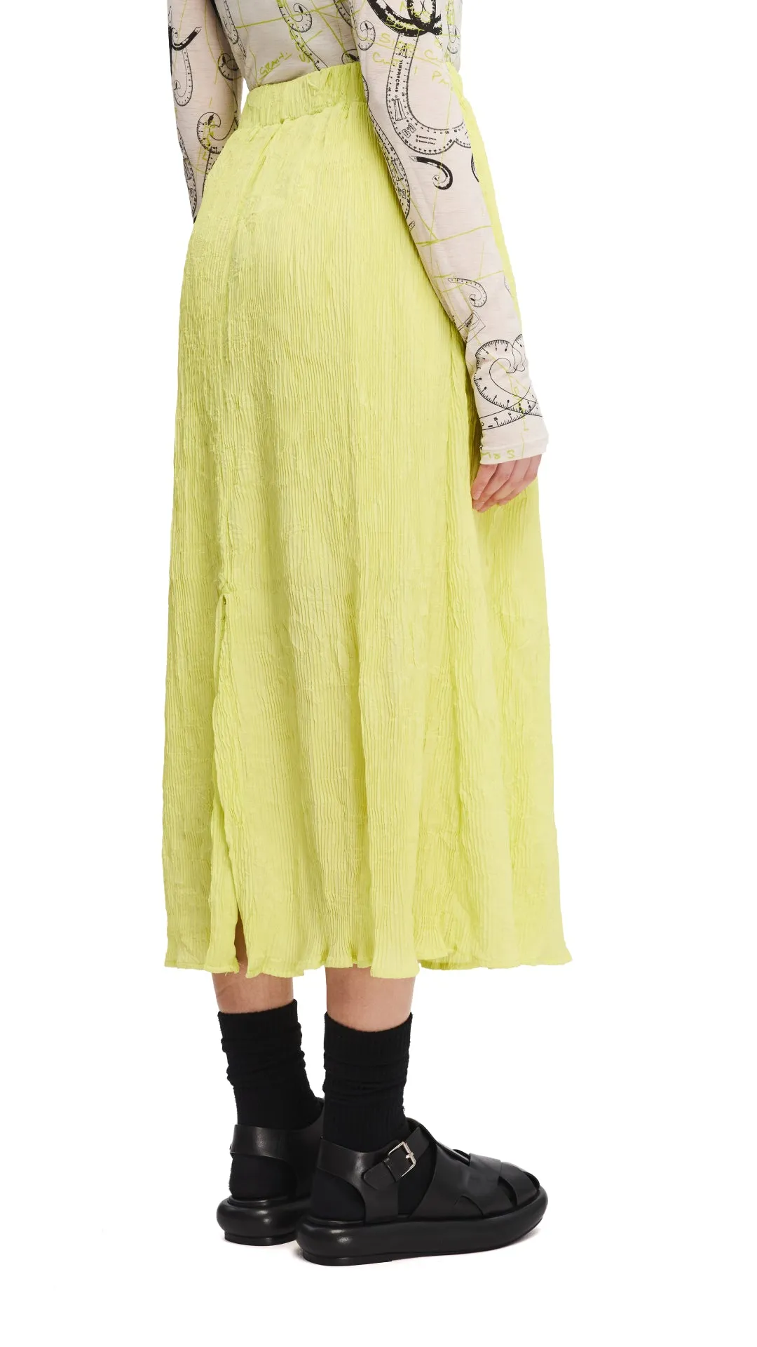 Quick Dry Technology Pleated Skirt