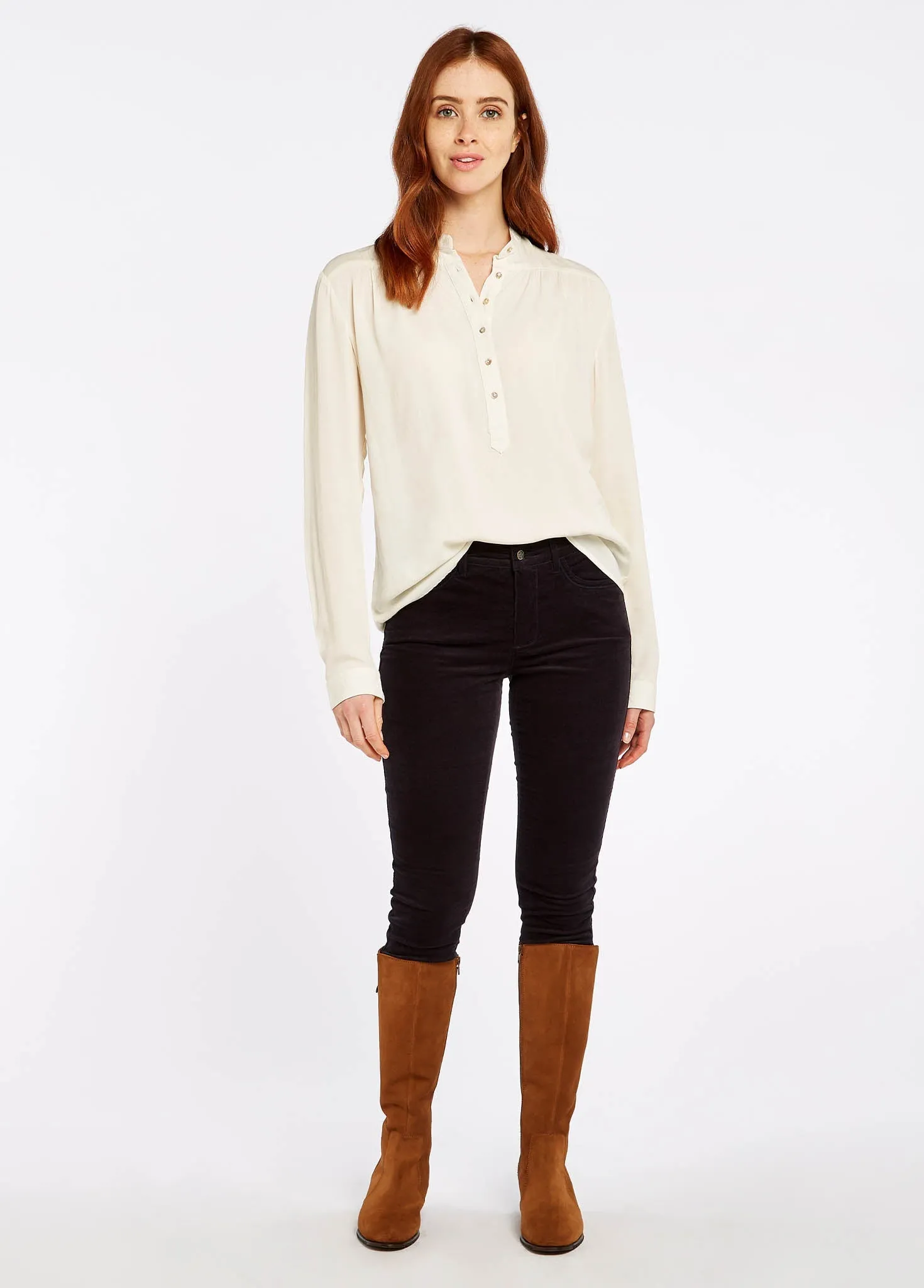 Honeysuckle Jeans - Navy FlexibleMaterial