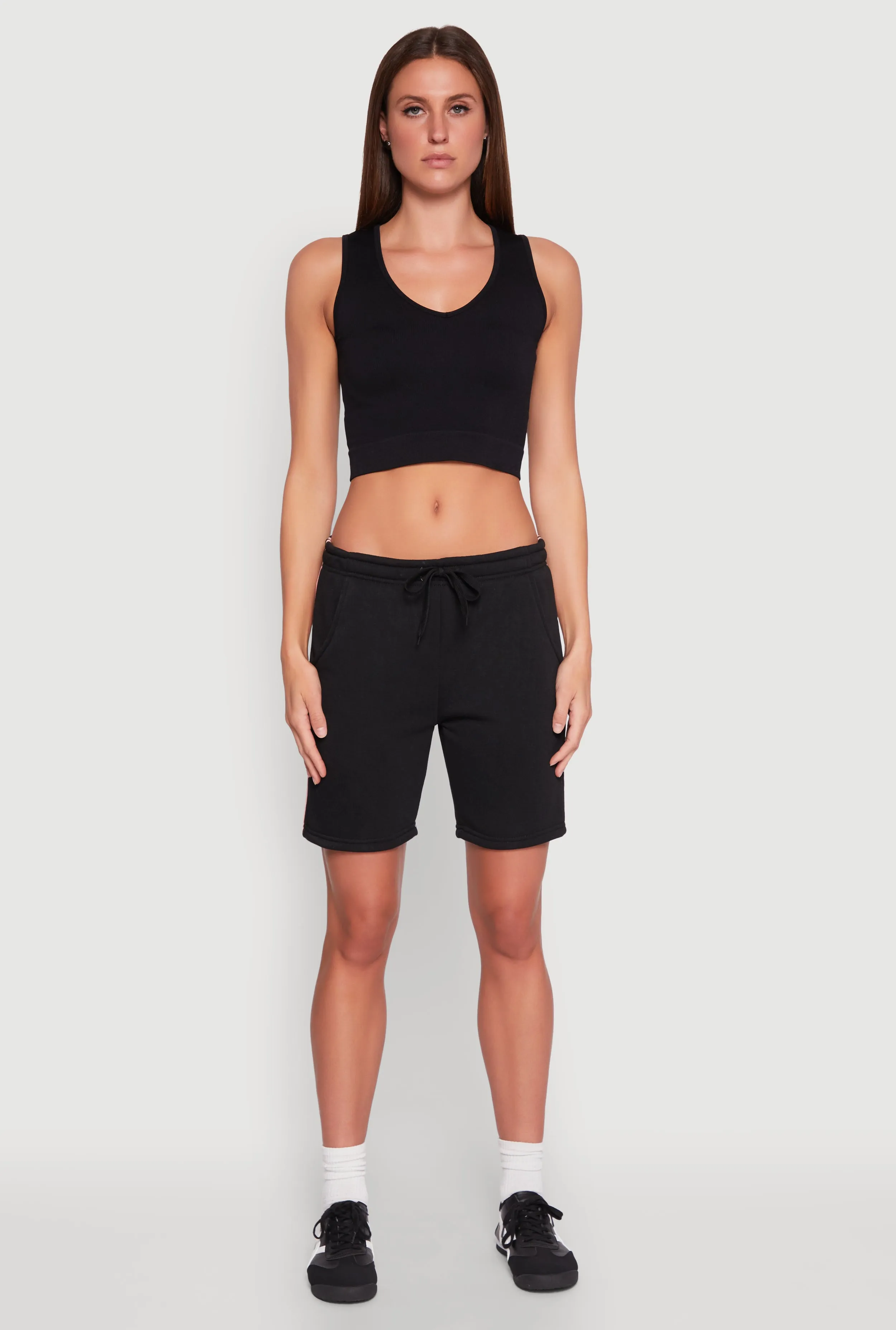 Formal Wear Varsity Stripe Sweatshorts