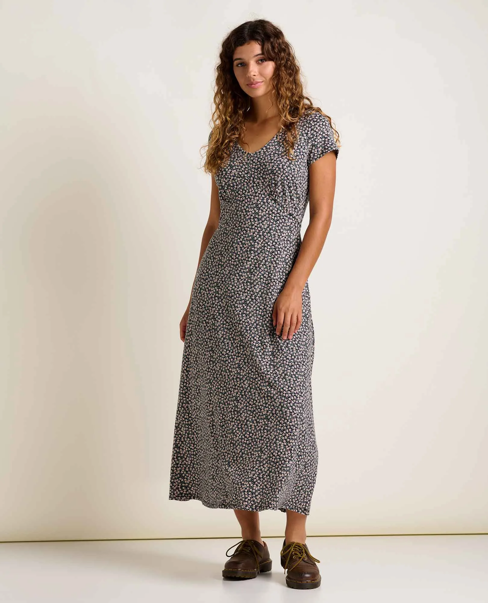 Rose Midi Dress AntibacterialFinish Warm Fit