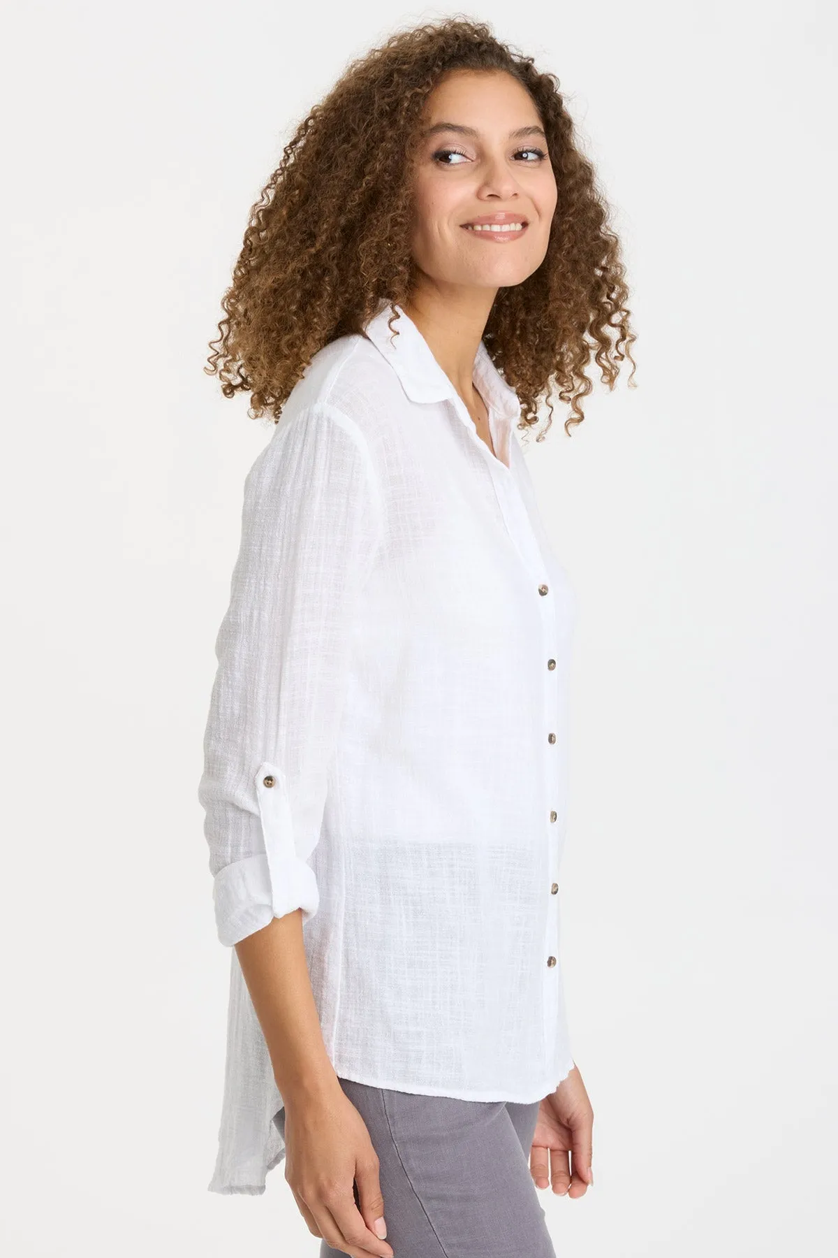 Porter Blouse StaticFree Material WindResistantWeave